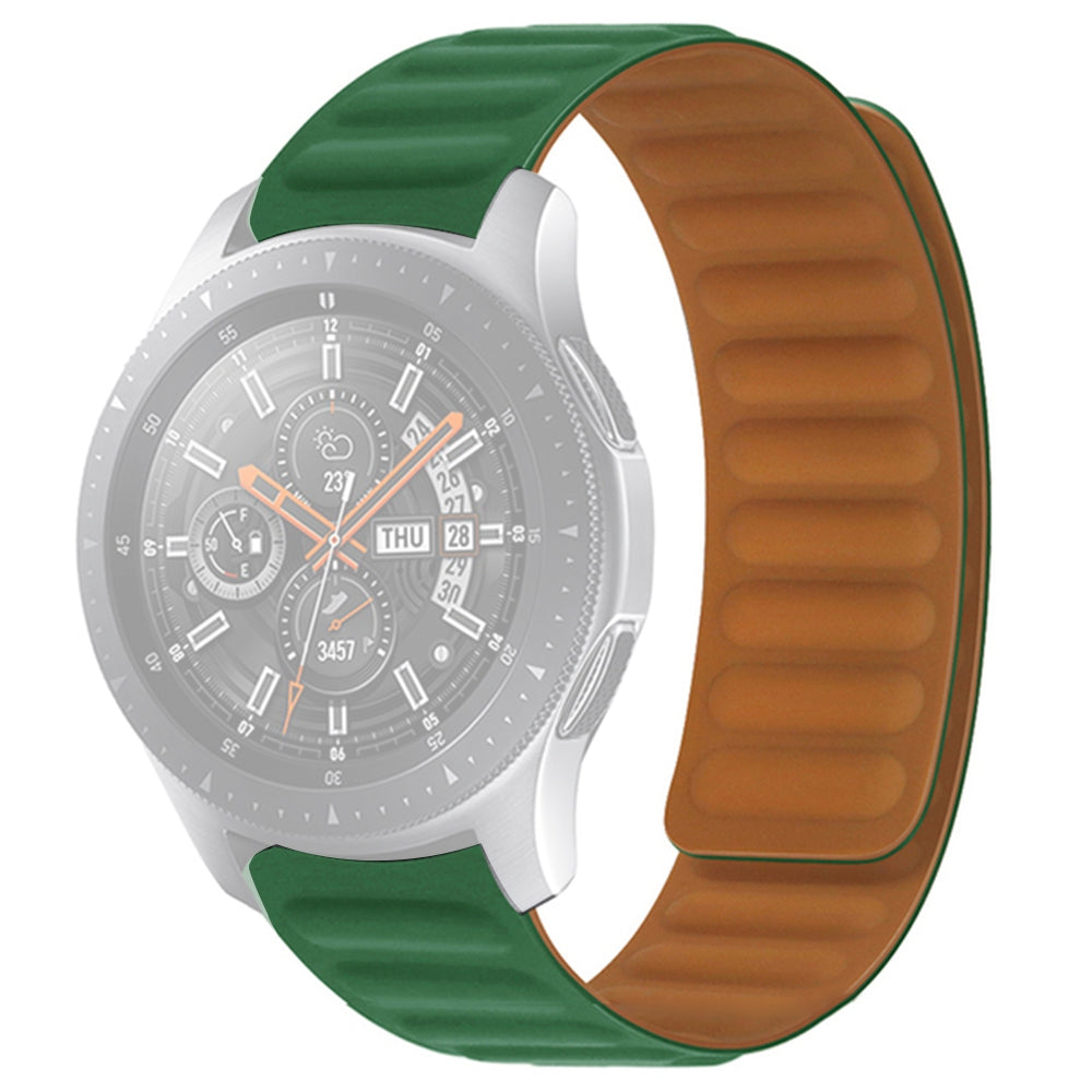 For Samsung Galaxy Watch4 40mm 44mm Garmin Venu 2 Plus Silicone Watch Band 20mm Magnetic Wrist Strap Replacement