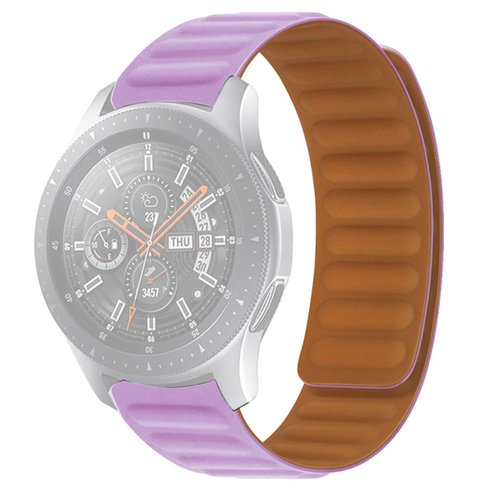 For Samsung Galaxy Watch4 40mm 44mm Garmin Venu 2 Plus Silicone Watch Band 20mm Magnetic Wrist Strap Replacement