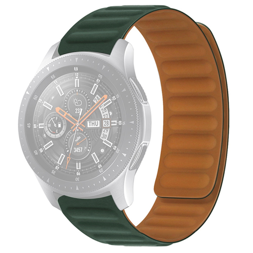 For Samsung Galaxy Watch4 40mm 44mm Garmin Venu 2 Plus Silicone Watch Band 20mm Magnetic Wrist Strap Replacement
