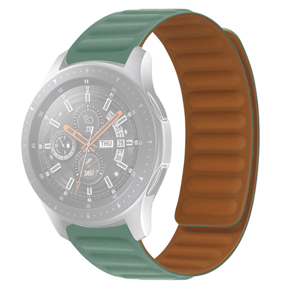 For Samsung Galaxy Watch4 40mm 44mm Garmin Venu 2 Plus Silicone Watch Band 20mm Magnetic Wrist Strap Replacement
