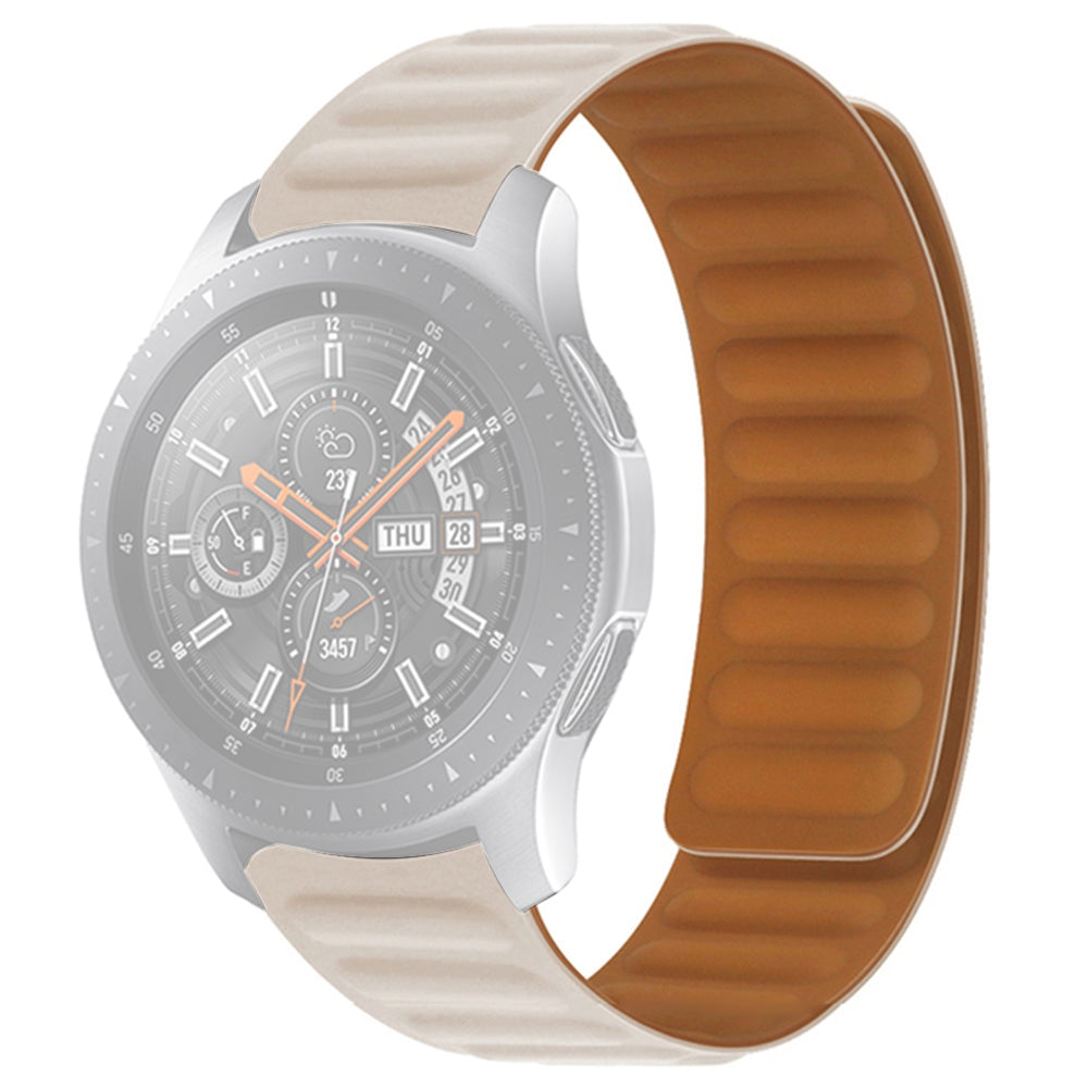 For Samsung Galaxy Watch4 40mm 44mm Garmin Venu 2 Plus Silicone Watch Band 20mm Magnetic Wrist Strap Replacement