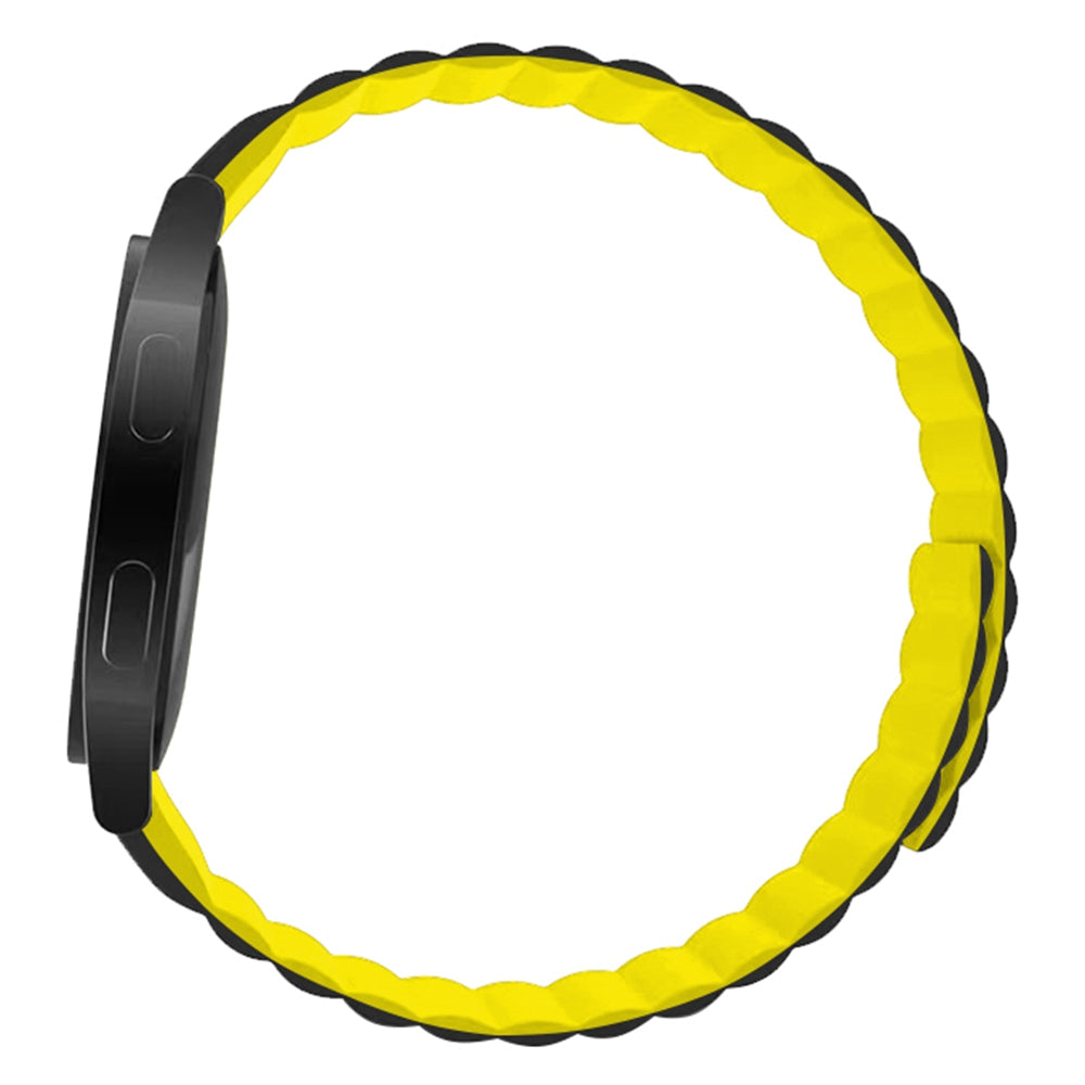 For Samsung Galaxy Watch6 40mm 44mm Watch6 Classic 43mm 47mm Watch 5 40mm 44mm 5 Pro 45mm Watch4 40mm 44mm Magnetic Adsorption Silicone Watch Band Replacement Wrist Strap