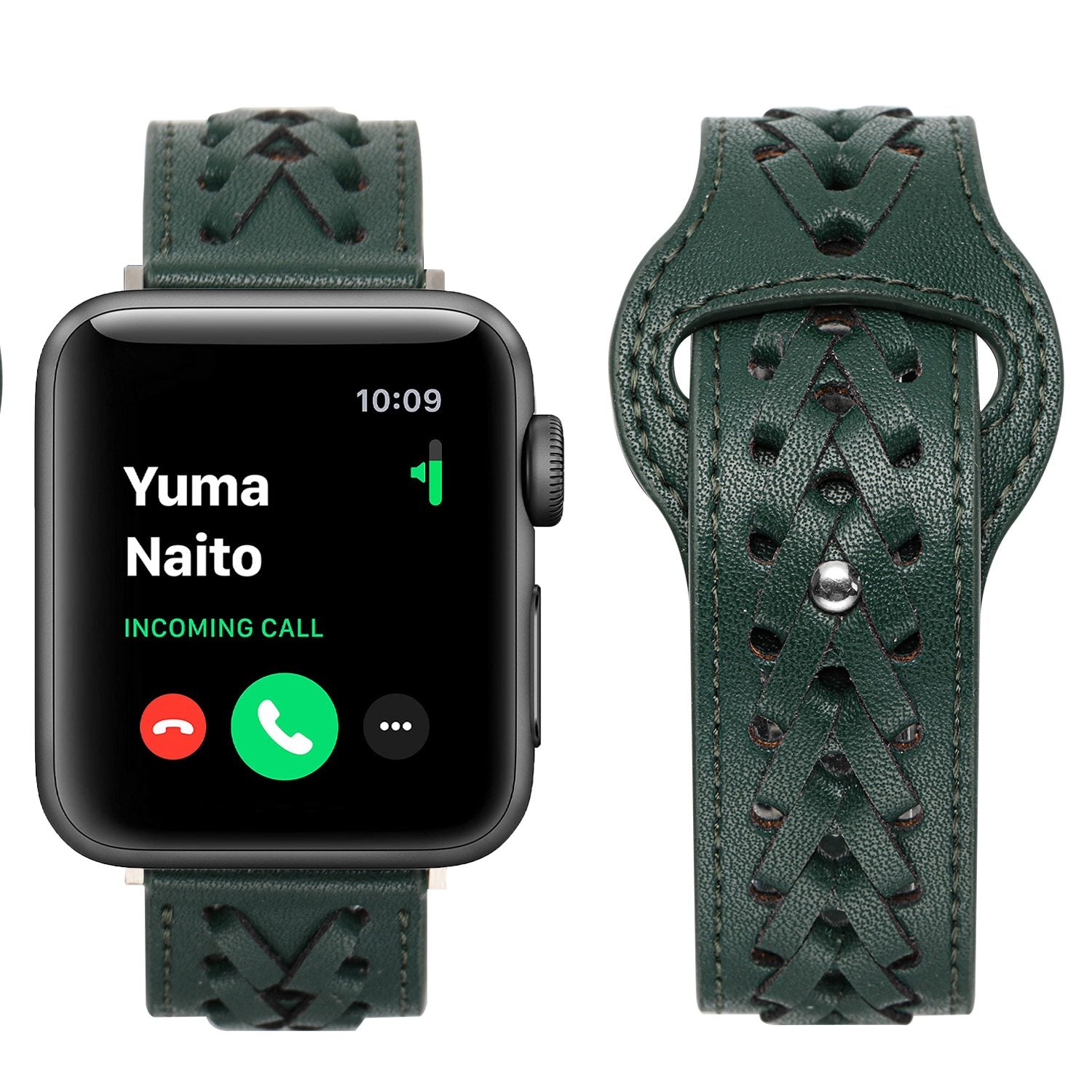 For Apple Watch Ultra 2 49mm Series 9 45mm SE (2023) 44mm Ultra 49mm Series 8 45mm Series 7 45mm SE 44mm SE (2022) 44mm Series 4 5 6 44mm Series 1 2 3 42mm Microfiber Leather Woven Watch Band Wrist Strap