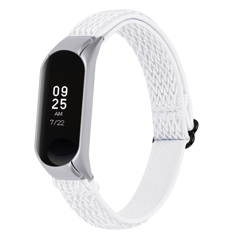 For Xiaomi Mi Band 7 Elastic Replacement Loop Band Nylon Stretch Braided Sport Adjustable Wristband Strap