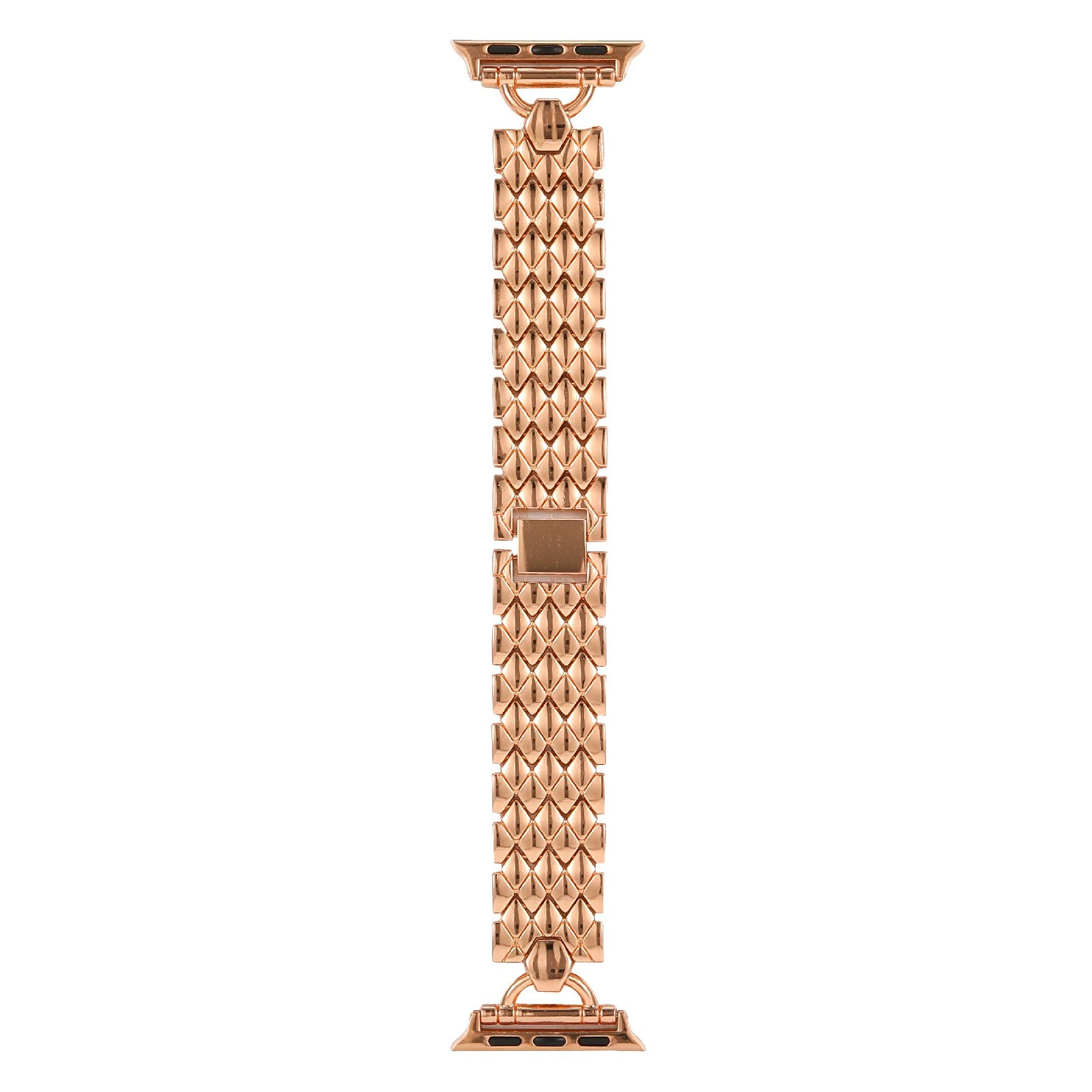 For Apple Watch Series 9 8 7 41mm 6 5 4 SE (2023) SE (2022) SE 40mm 3 2 1 38mm Rhombus Bracelet Smart Watch Band Zinc Alloy Wrist Strap Replacement