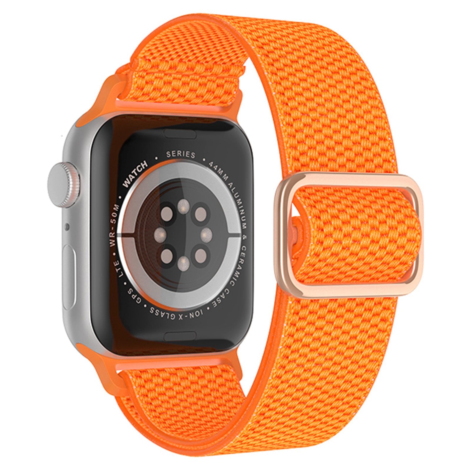 For Apple Watch Series 9 8 7 41mm 6 5 4 SE (2023) SE (2022) SE 40mm 3 2 1 38mm Textured Wristband Nylon Watch Strap Replacement with Adjustable Buckle
