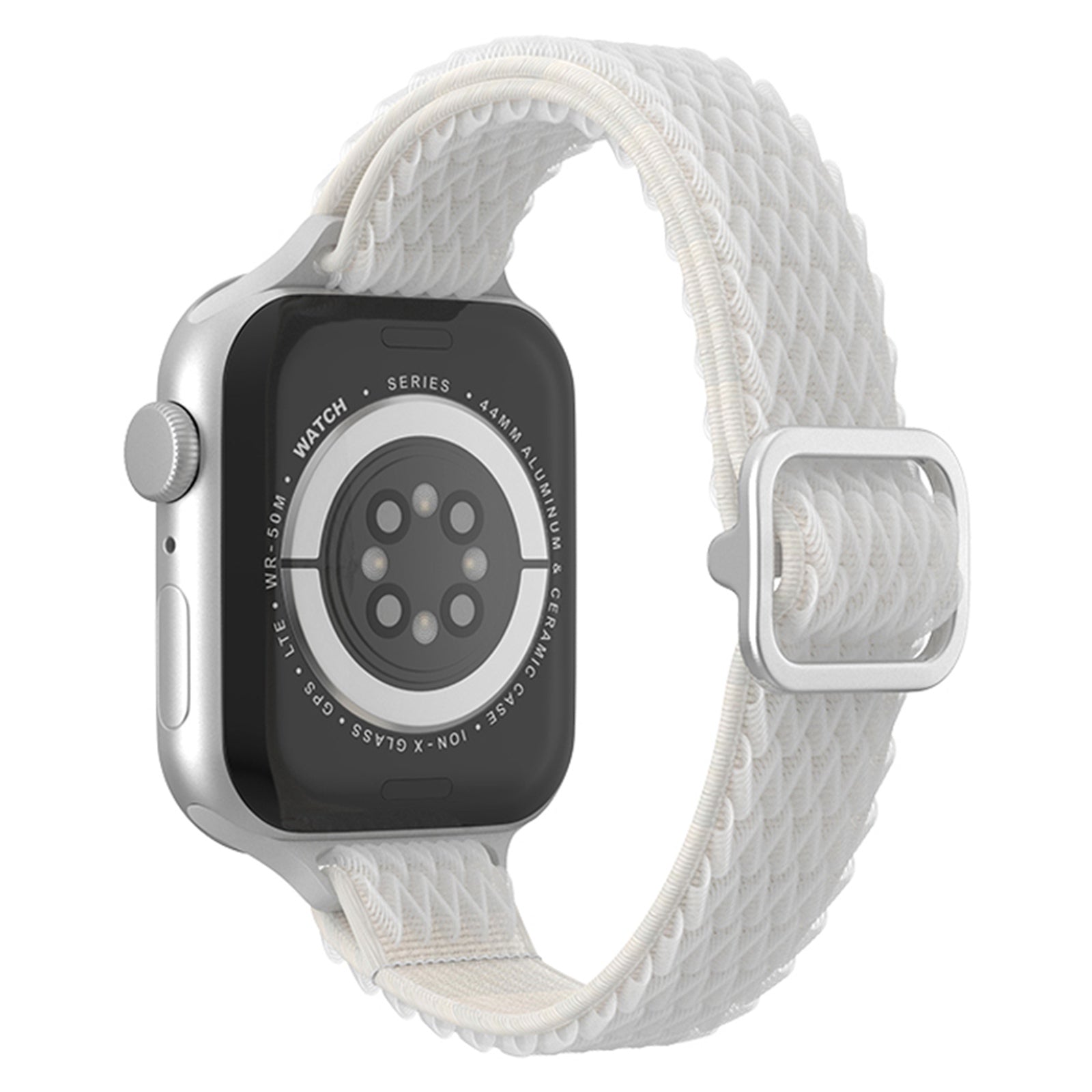 For Apple Watch Series 9 8 7 41mm 6 5 4 SE (2023) SE (2022) SE 40mm 3 2 1 38mm Wave Watch Band Adjustable Nylon Wrist Strap Replacement