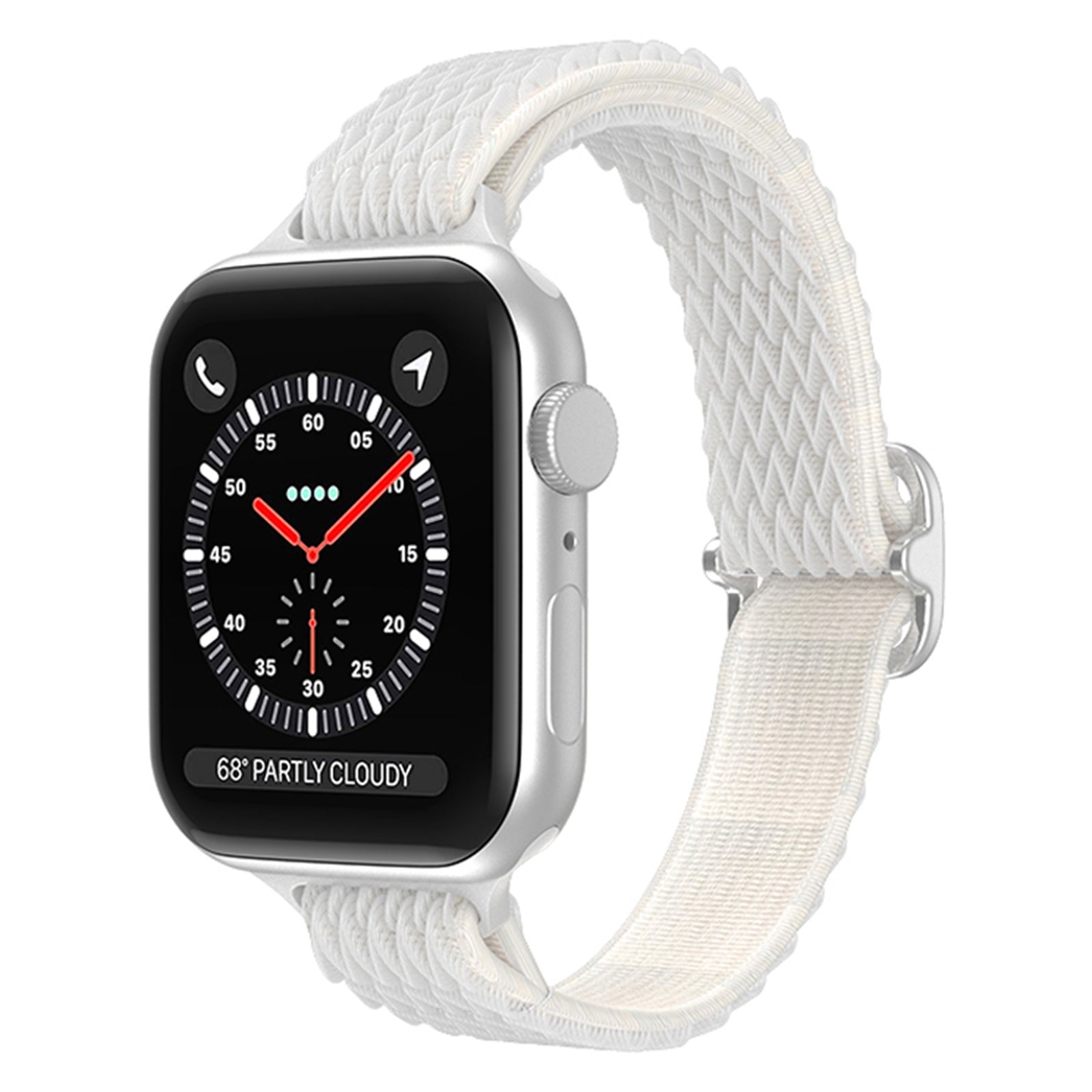 For Apple Watch Series 9 8 7 41mm 6 5 4 SE (2023) SE (2022) SE 40mm 3 2 1 38mm Wave Watch Band Adjustable Nylon Wrist Strap Replacement