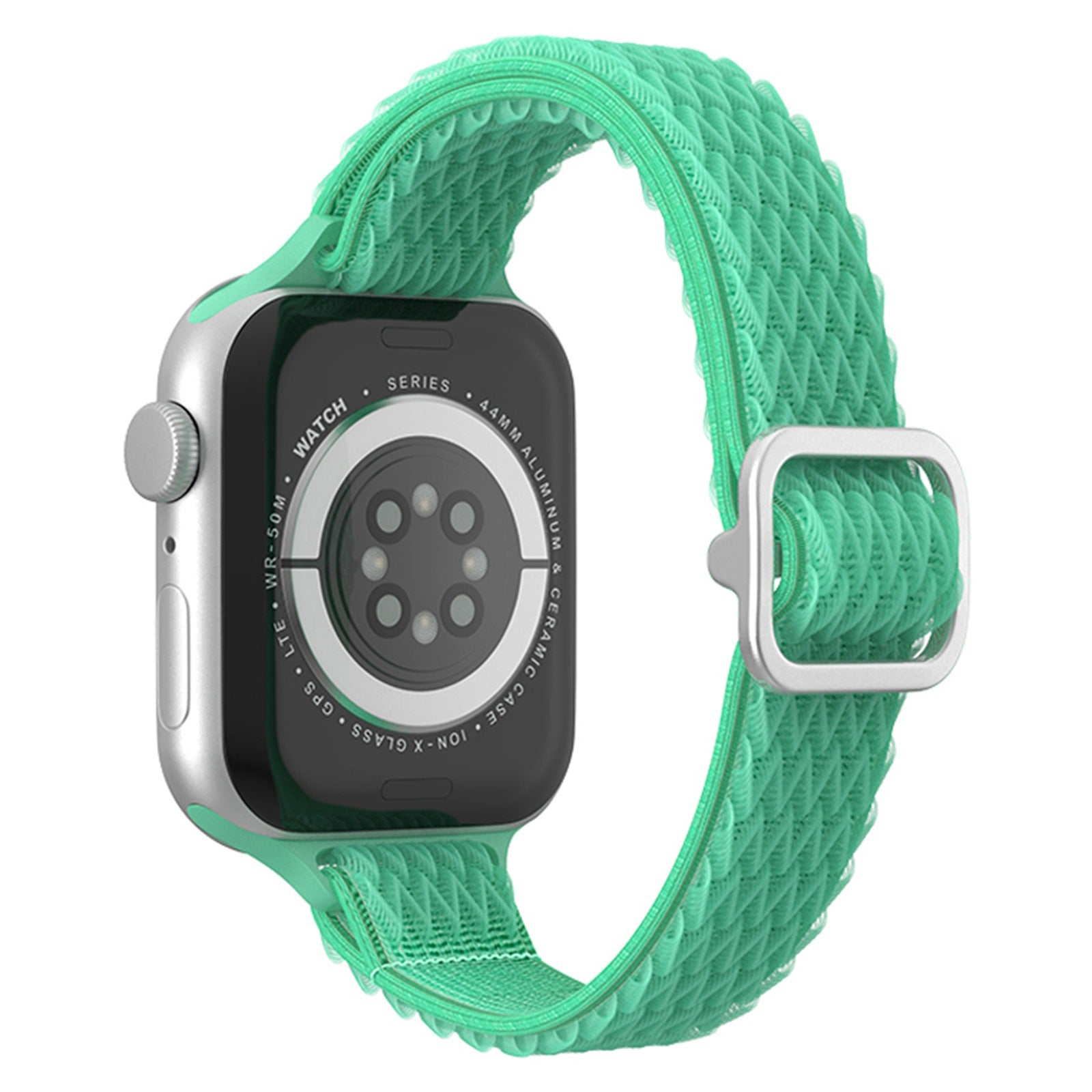 For Apple Watch Series 9 8 7 41mm 6 5 4 SE (2023) SE (2022) SE 40mm 3 2 1 38mm Wave Watch Band Adjustable Nylon Wrist Strap Replacement