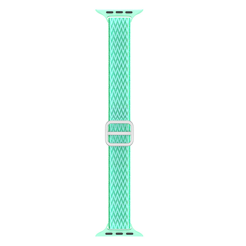 For Apple Watch Series 9 8 7 41mm 6 5 4 SE (2023) SE (2022) SE 40mm 3 2 1 38mm Wave Watch Band Adjustable Nylon Wrist Strap Replacement
