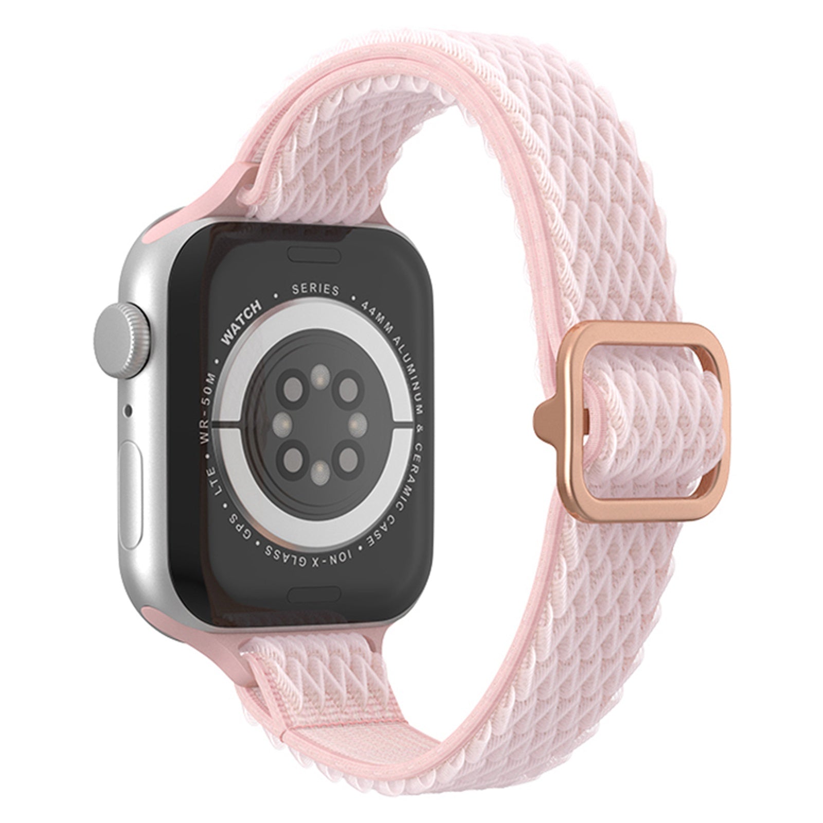 For Apple Watch Series 9 8 7 41mm 6 5 4 SE (2023) SE (2022) SE 40mm 3 2 1 38mm Wave Watch Band Adjustable Nylon Wrist Strap Replacement