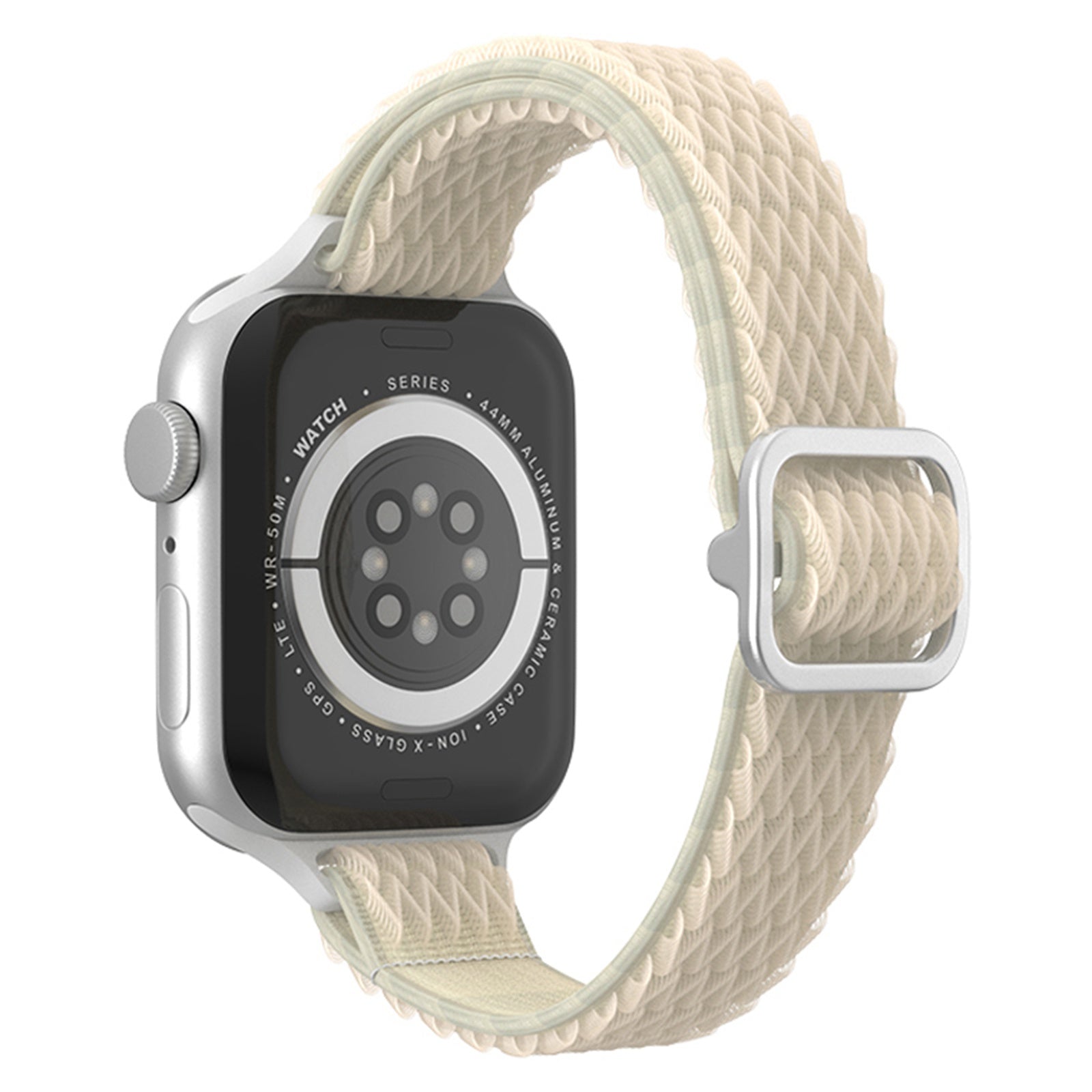 For Apple Watch Series 9 8 7 41mm 6 5 4 SE (2023) SE (2022) SE 40mm 3 2 1 38mm Wave Watch Band Adjustable Nylon Wrist Strap Replacement