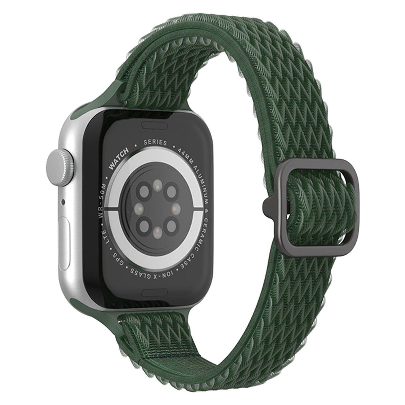 For Apple Watch Series 9 8 7 41mm 6 5 4 SE (2023) SE (2022) SE 40mm 3 2 1 38mm Wave Watch Band Adjustable Nylon Wrist Strap Replacement