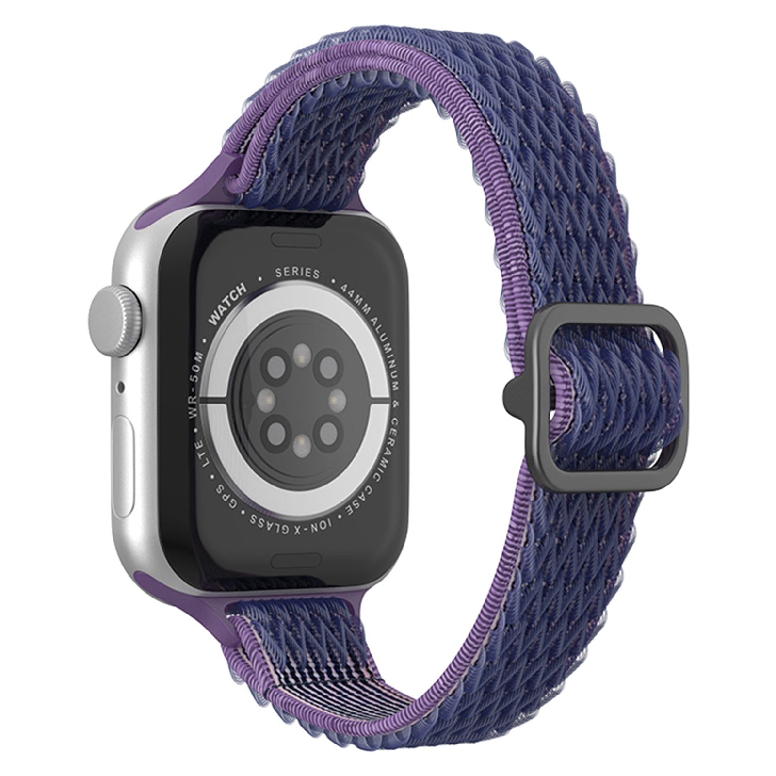 For Apple Watch Series 9 8 7 41mm 6 5 4 SE (2023) SE (2022) SE 40mm 3 2 1 38mm Wave Watch Band Adjustable Nylon Wrist Strap Replacement