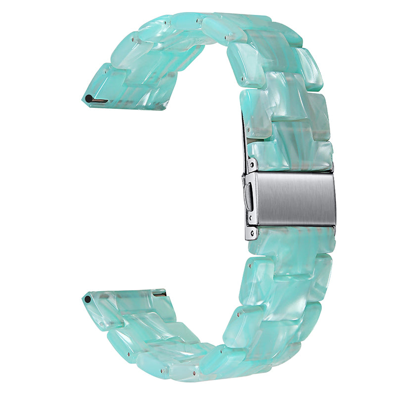For Fossil Gen5 Carlyle Gen 5 Julianna Gen 5 Garrett Gen 5 Carlyle HR 22mm Resin Bracelet Wristband 3 Beads Strap Replacement