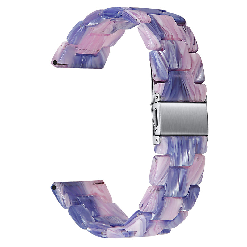 For Fossil Gen5 Carlyle Gen 5 Julianna Gen 5 Garrett Gen 5 Carlyle HR 22mm Resin Bracelet Wristband 3 Beads Strap Replacement