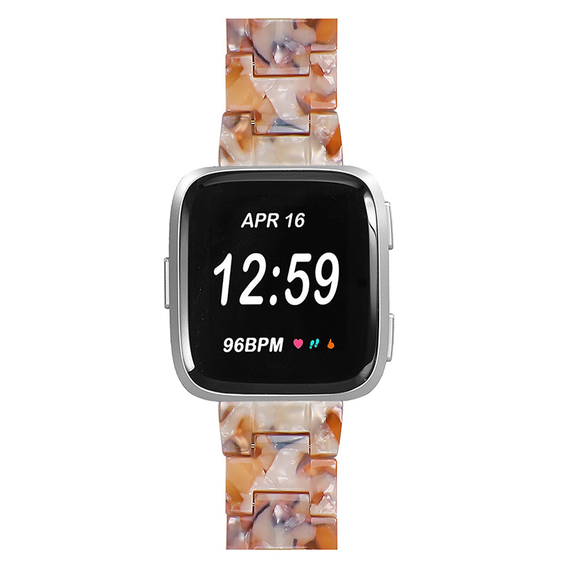 For Fitbit Versa 2 Versa Versa Lite Versa SE Resin Wristband Stainless Steel Buckle Sport Watch Band
