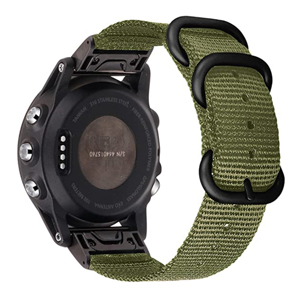For Garmin Fenix 7X 6X Pro Tactix7 Adjustable Wrist Band 26mm Nylon Watch Strap Replacement Watchband