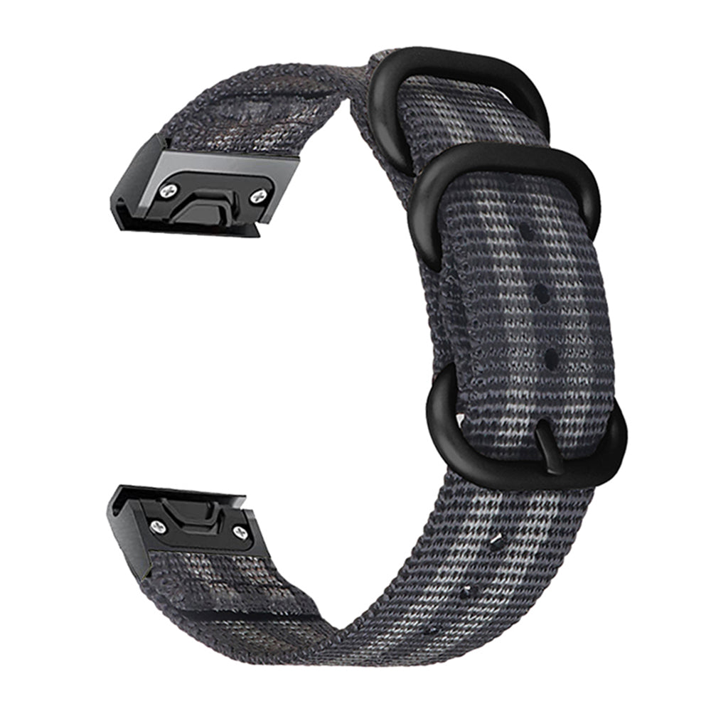 For Garmin Fenix 7X 6X Pro Tactix7 Adjustable Wrist Band 26mm Nylon Watch Strap Replacement Watchband