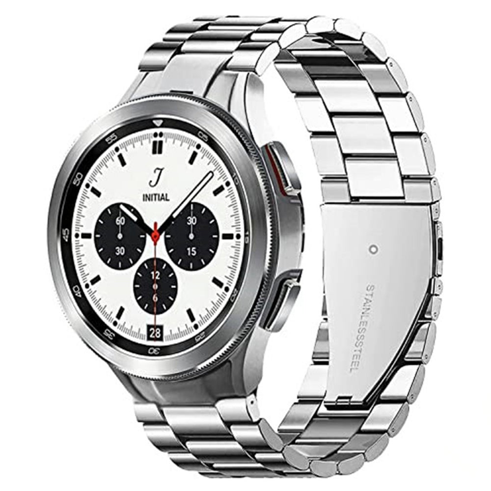 JLT For Samsung Galaxy Watch6 40mm 44mm Watch6 Classic 43mm 47mm Watch 5 40mm 44mm 5 Pro 45mm Watch4 40mm 44mm Watch Strap Replacement Watch Band with Folding Buckle