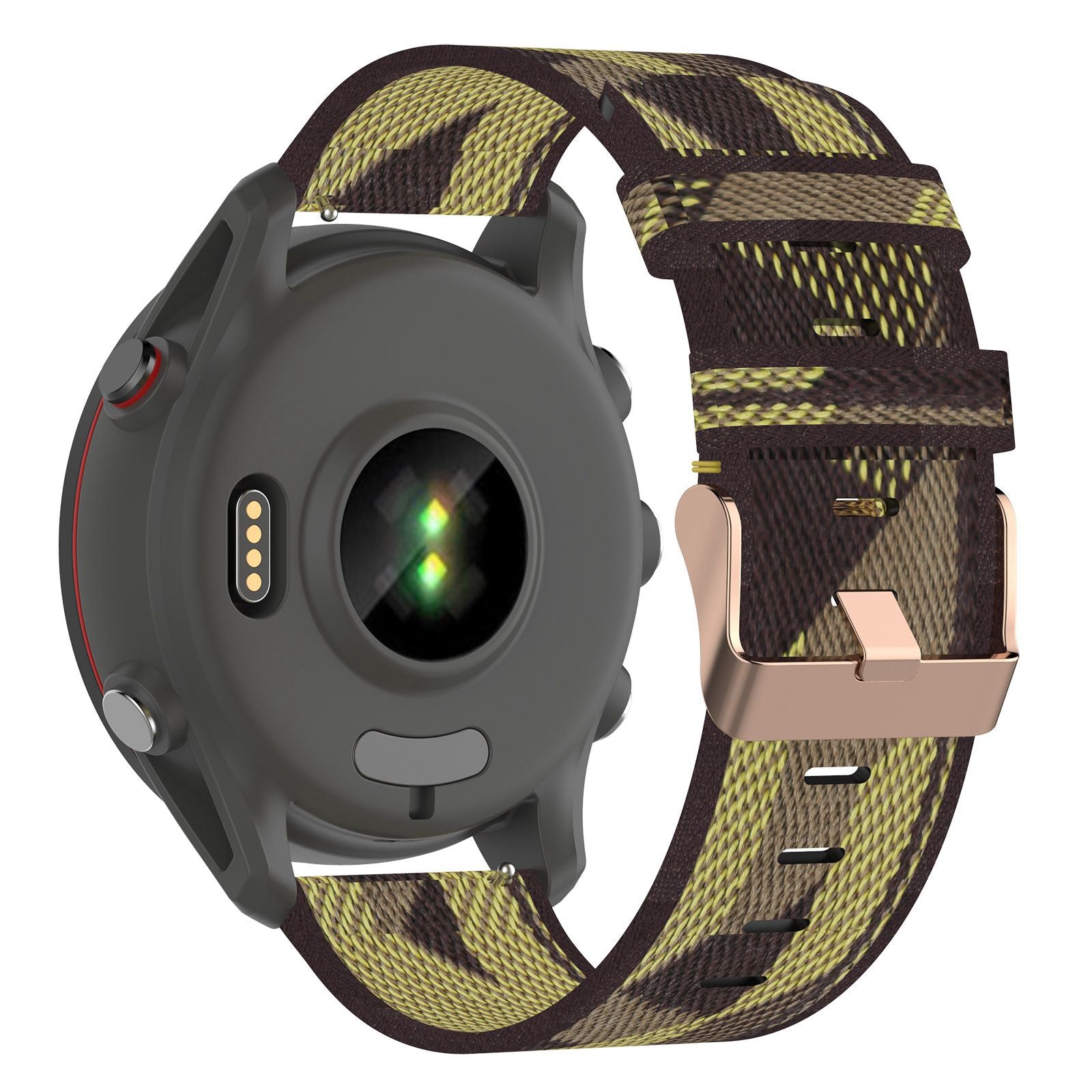 For Garmin Forerunner 255 Venu 2 Samsung Galaxy Watch3 45mm Watch Strap with Buckle Nylon Watch Band Universal 22mm Quick Release Watchband