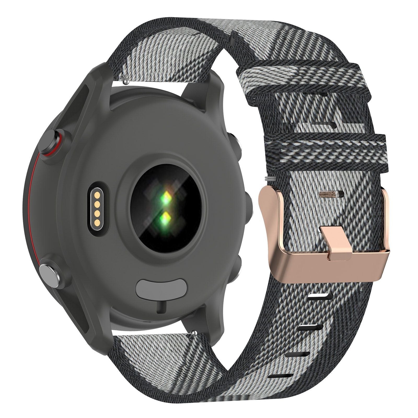 For Garmin Forerunner 255 Venu 2 Samsung Galaxy Watch3 45mm Watch Strap with Buckle Nylon Watch Band Universal 22mm Quick Release Watchband