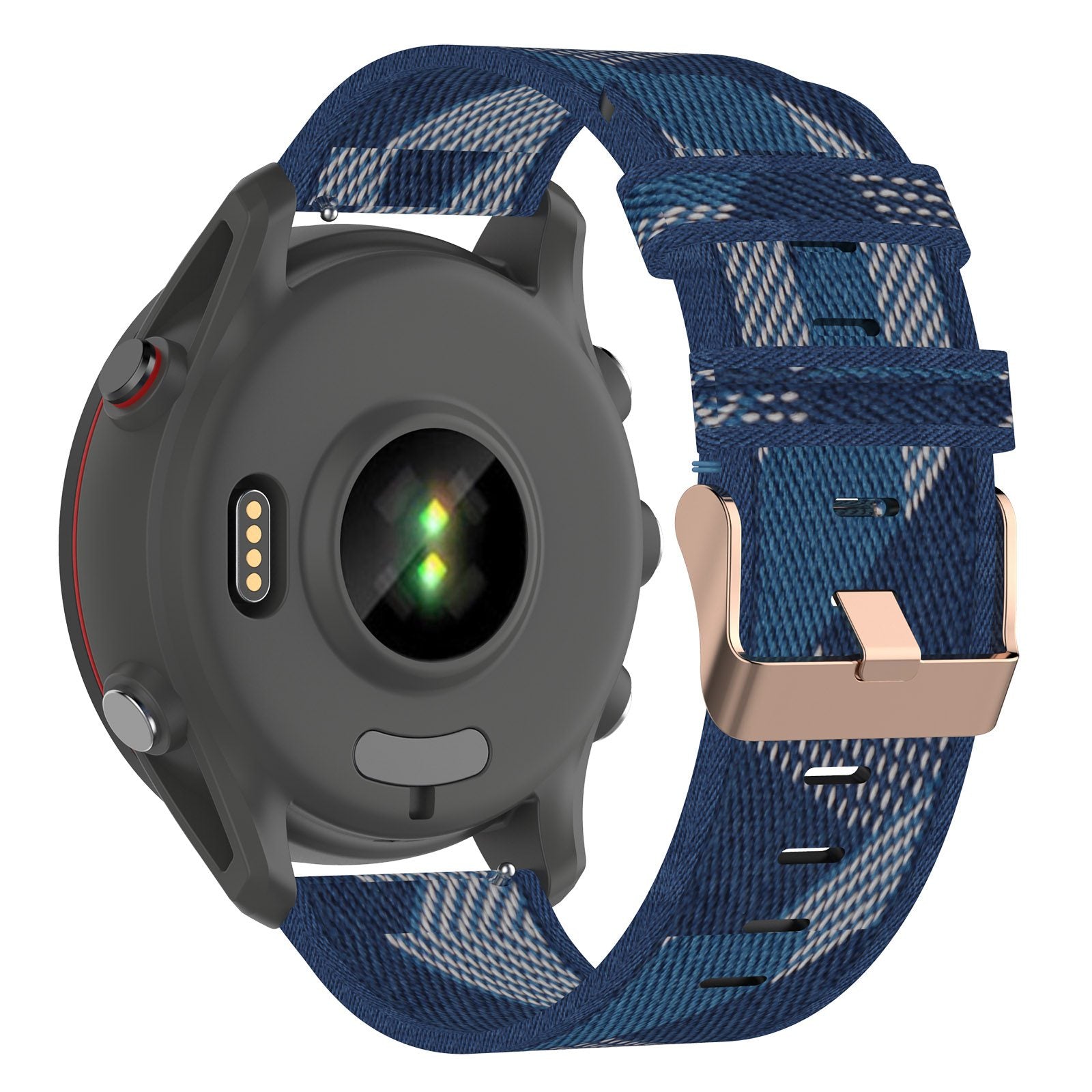 For Garmin Forerunner 255 Venu 2 Samsung Galaxy Watch3 45mm Watch Strap with Buckle Nylon Watch Band Universal 22mm Quick Release Watchband