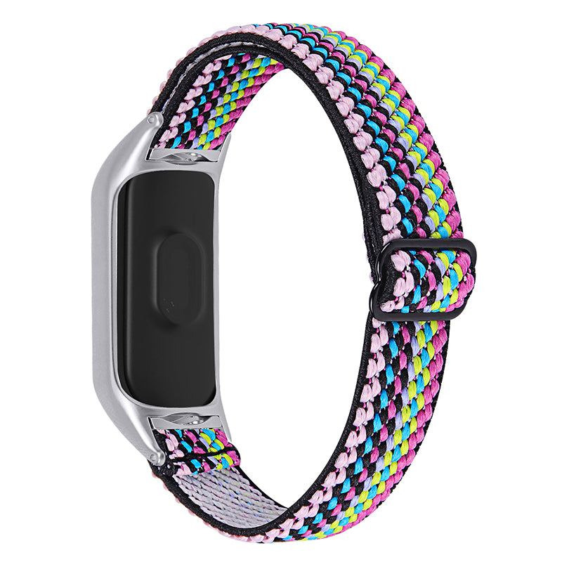 For Xiaomi Mi Band 3 4 Nylon Braided Watch Strap Replacement Adjustable Elastic Wrist Band