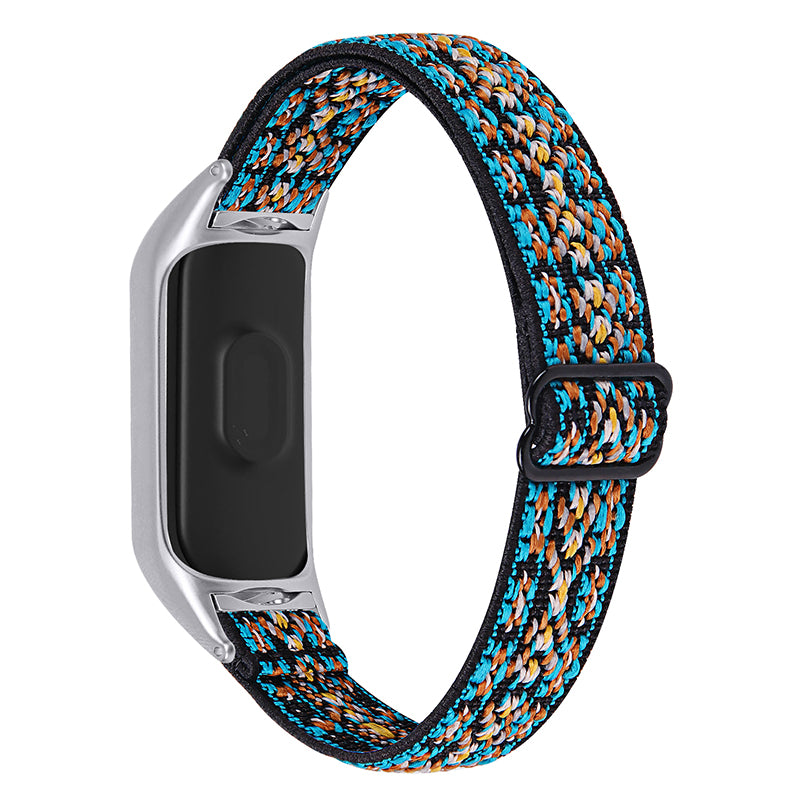 For Xiaomi Mi Band 7 Replacement Watch Strap Nylon Braided Elastic Adjustable Loop Wrist Band