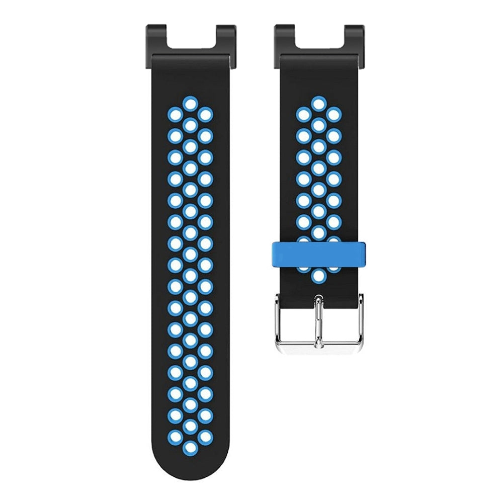For Huami Amazfit T-Rex T-Rex Pro Ares Dual-Color 22mm Watch Band Silicone Watch Strap Replacement Watchband with Multi-Hole Design