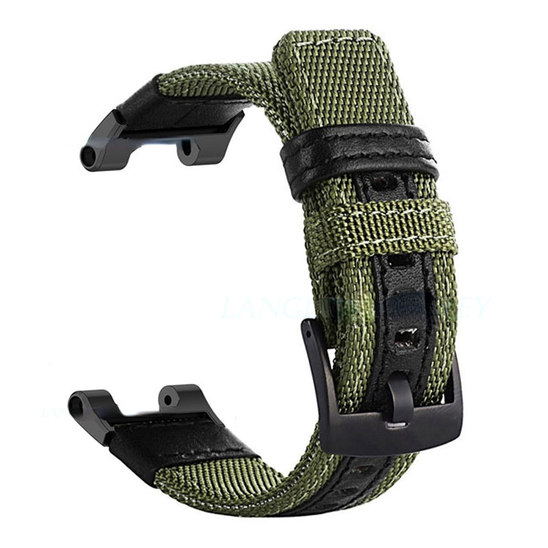 For Huami Amazfit T-Rex T-Rex Pro Ares Watch Strap with Buckle Nylon Leather Watch Band Universal 22mm Quick Release Watchband