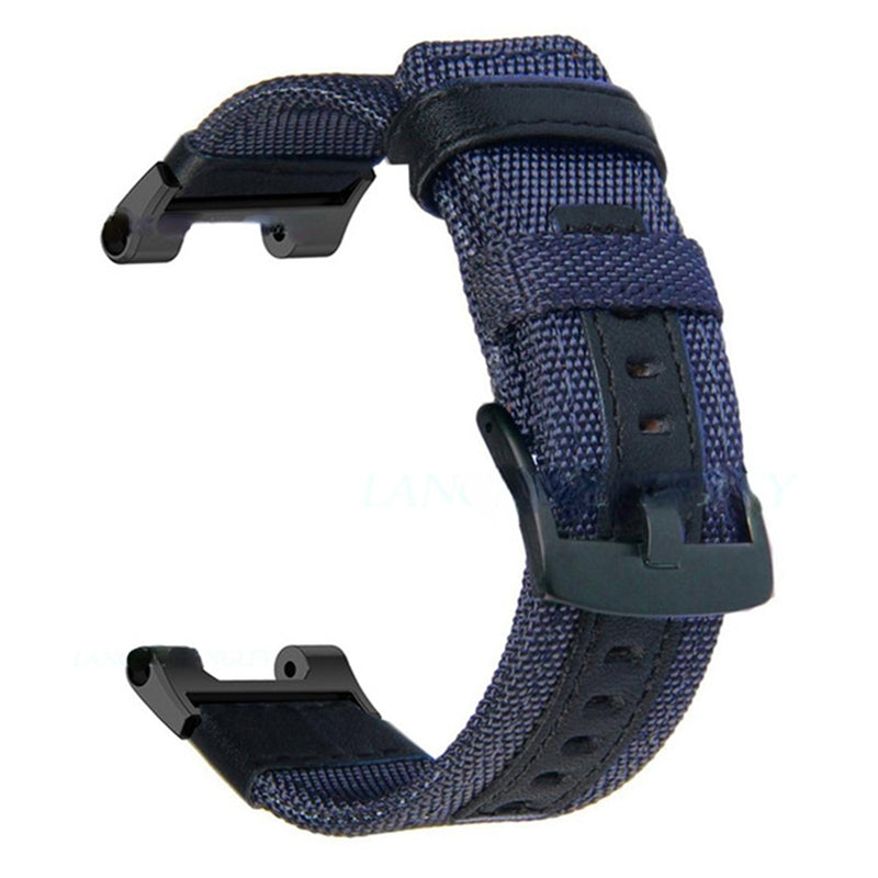 For Huami Amazfit T-Rex T-Rex Pro Ares Watch Strap with Buckle Nylon+Leather Watch Band Universal 22mm Quick Release Watchband