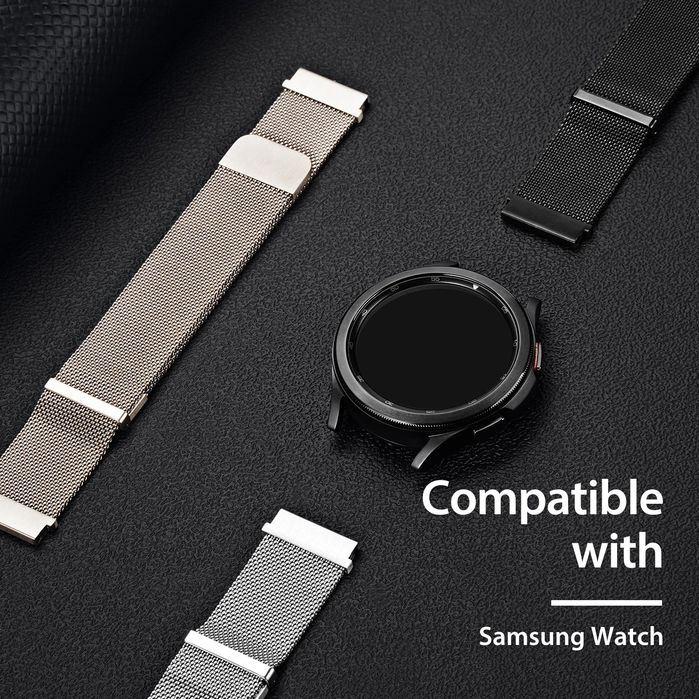 DUX DUCIS 22mm Magnetic Watch Band for Samsung Galaxy Watch3 45mm Huawei Watch GT 3 46mm GT 3 Pro 46mm Stainless Steel Alloy Milanese Watch Strap