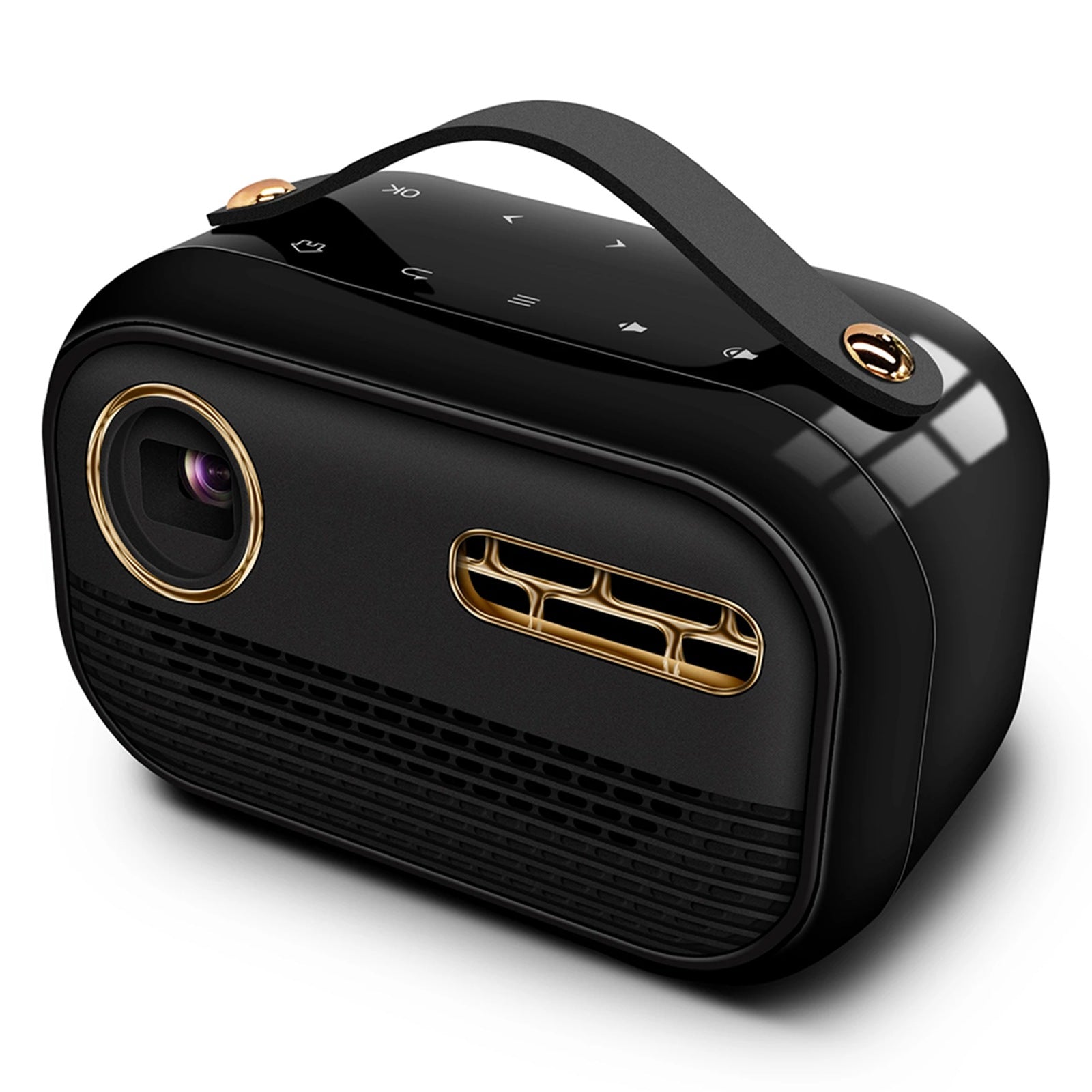 P16 2GB 16GB 4K 3D Video Projector Android 9.0 2.4G 5G WiFi BT5.0 Airplay Miracast Home Theater DLP Projector