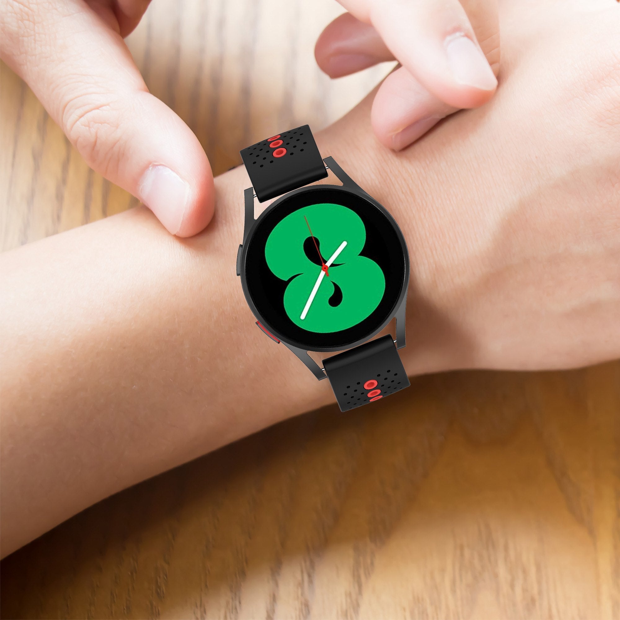 For Samsung Galaxy Watch 5 Pro 45mm Huami Amazfit Bip 3 3 Pro Silicone Watch Band 20mm Dual Color Wrist Strap Replacement