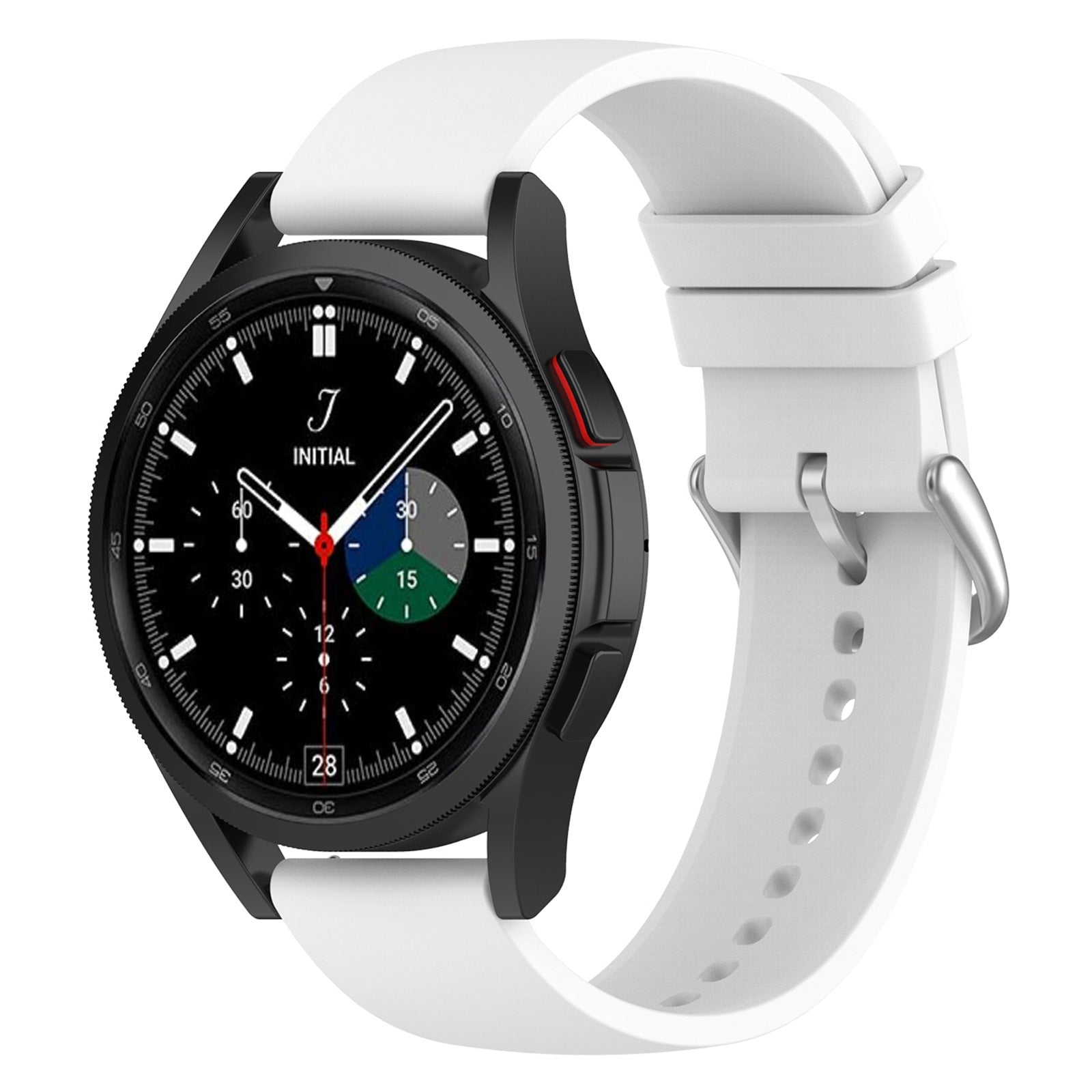 For Samsung Galaxy Watch 5 Pro 45mm Huami Amazfit Bip 3 3 Pro Silicone Watch Band 20mm Adjustable Wrist Strap Adjustment