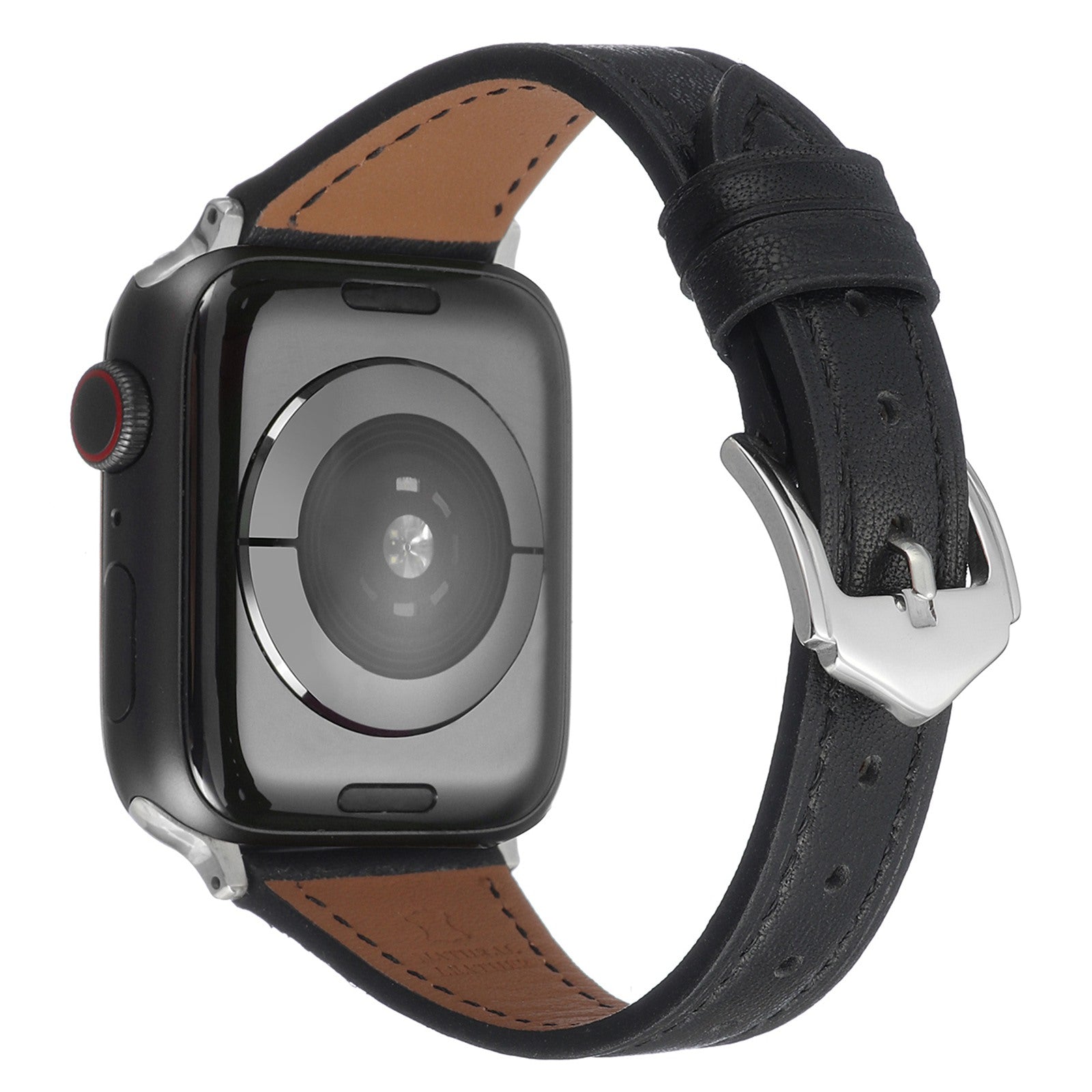For Apple Watch Series 8 41mm Series 7 41mm SE SE(2022) Series 6 5 4 40mm Series 1 2 3 38mm Genuine Leather Anti-wear Replacement Smart Watch Strap Wrist Band