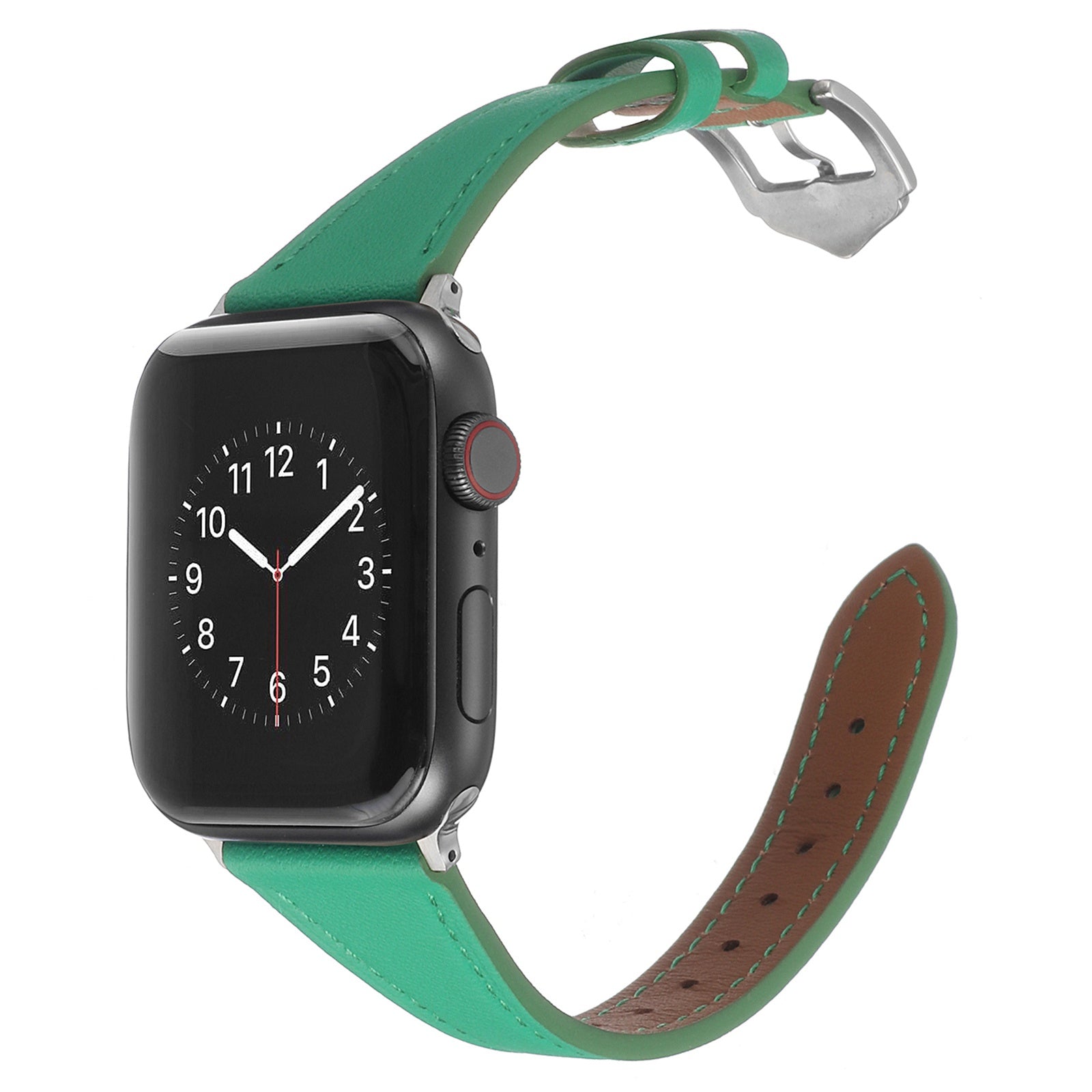 For Apple Watch Series 8 41mm Series 7 41mm SE SE(2022) Series 6 5 4 40mm Series 1 2 3 38mm Genuine Leather Anti-wear Replacement Smart Watch Strap Wrist Band