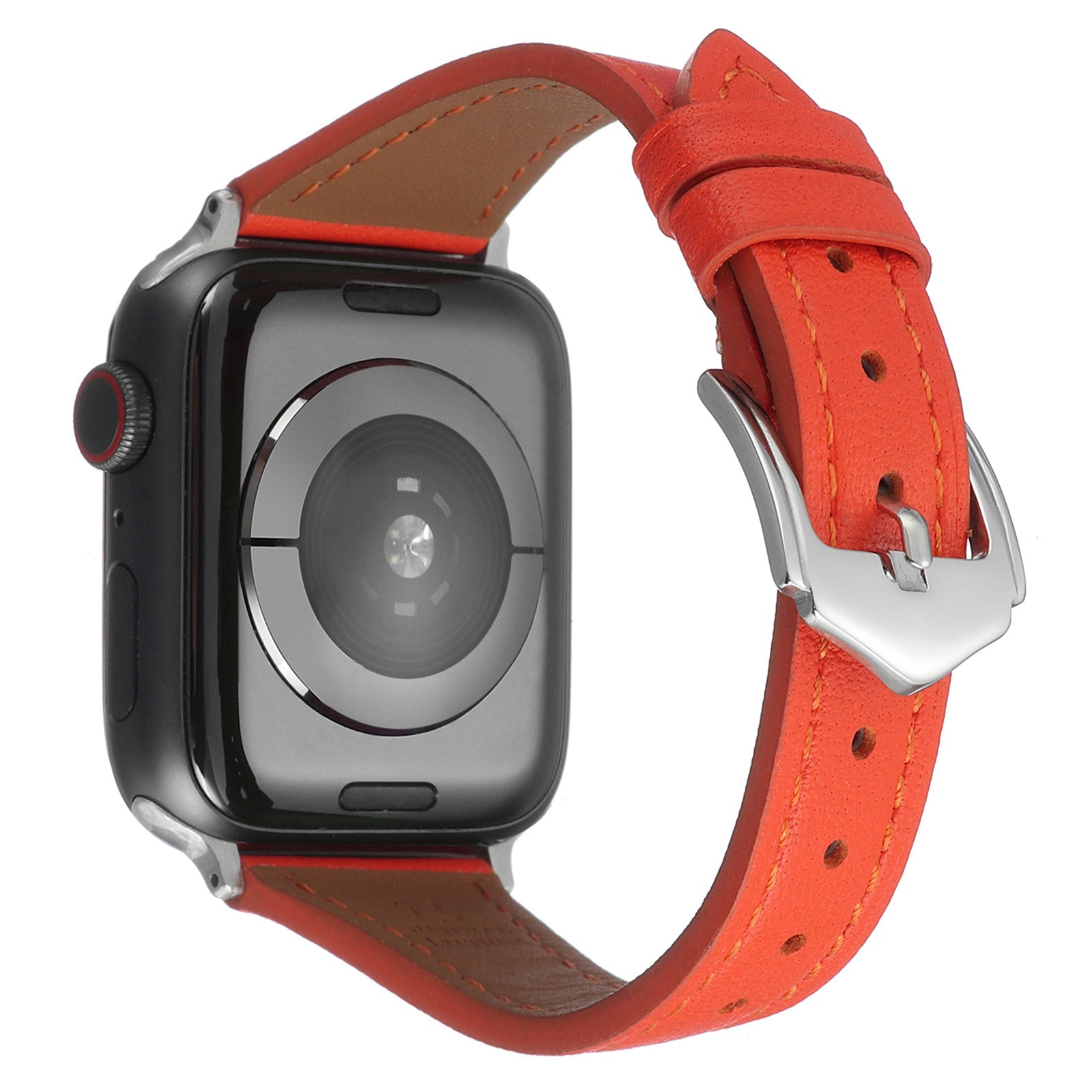 For Apple Watch Series 8 41mm Series 7 41mm SE SE(2022) Series 6 5 4 40mm Series 1 2 3 38mm Genuine Leather Anti-wear Replacement Smart Watch Strap Wrist Band