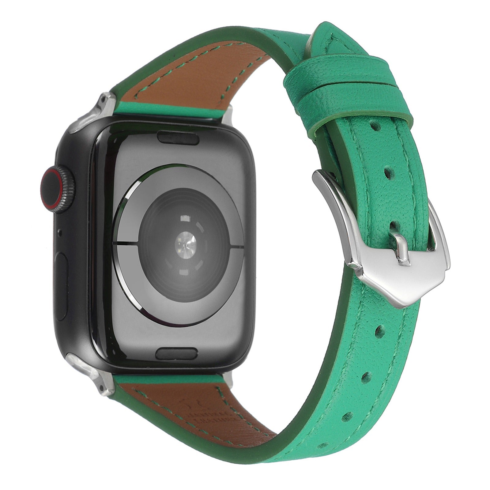 For Apple Watch Ultra 2 49mm Series 9 45mm SE (2023) 44mm Ultra 49mm 8 7 45mm 6 5 4 SE (2022) SE 44mm 3 2 1 42mm Watch Strap Genuine Leather Replacement Wrist Band