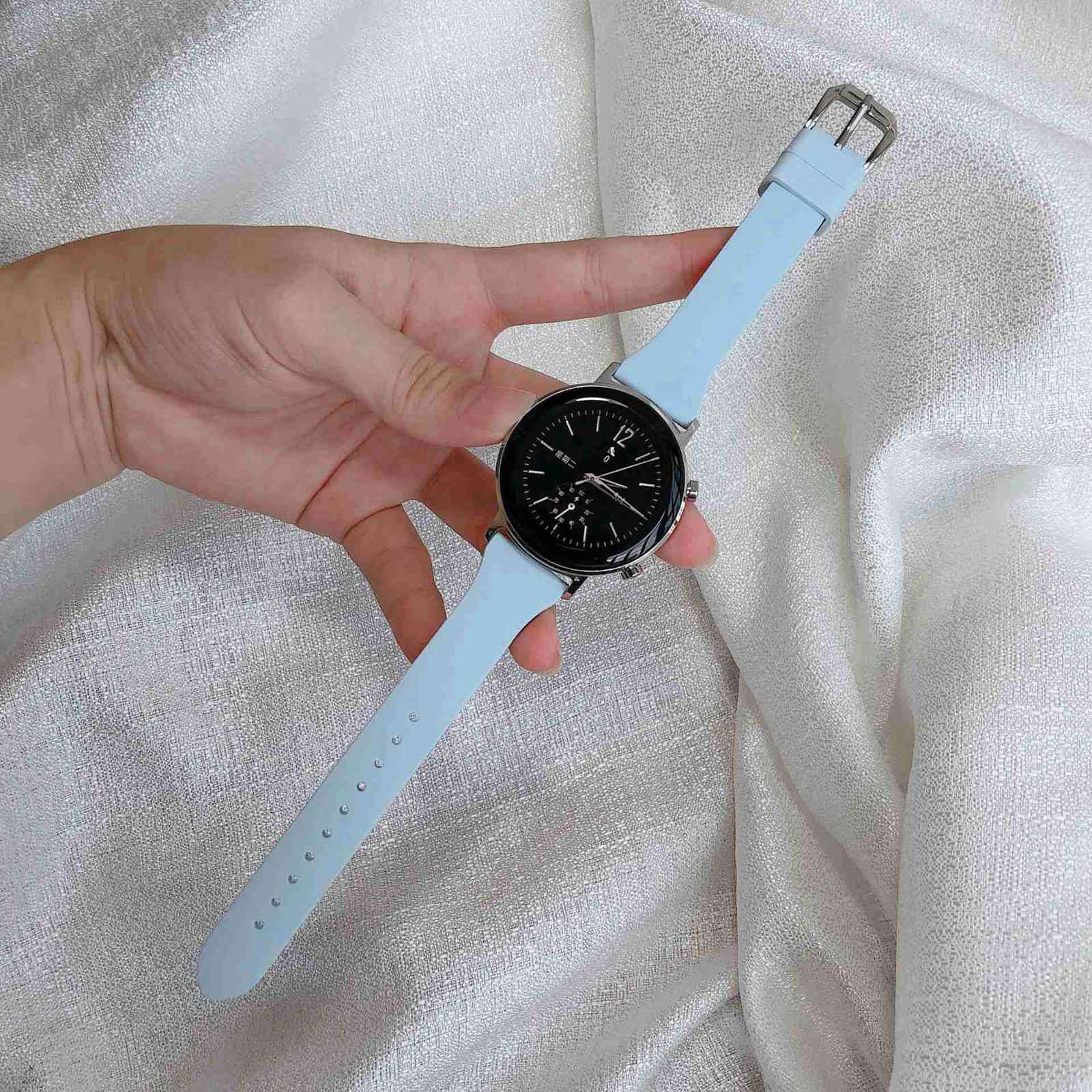 For Huawei Watch GT 3 Pro 46mm Apex 46mm Apex Pro Universal 22mm Replacement Strap Adjustable Silicone Wrist Band