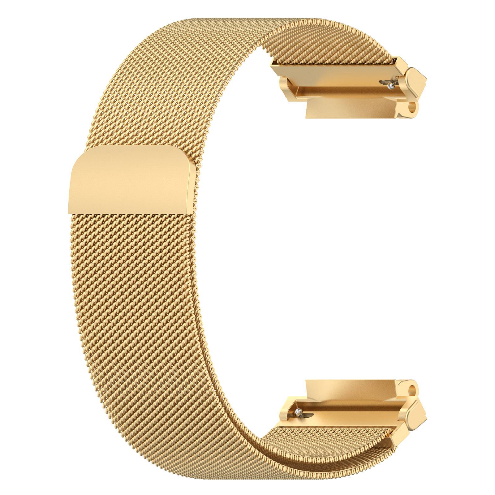 For Huami Amazfit T-Rex 2 Milanese Magnetic Wrist Strap Stainless Steel Mesh Watch Band Strap