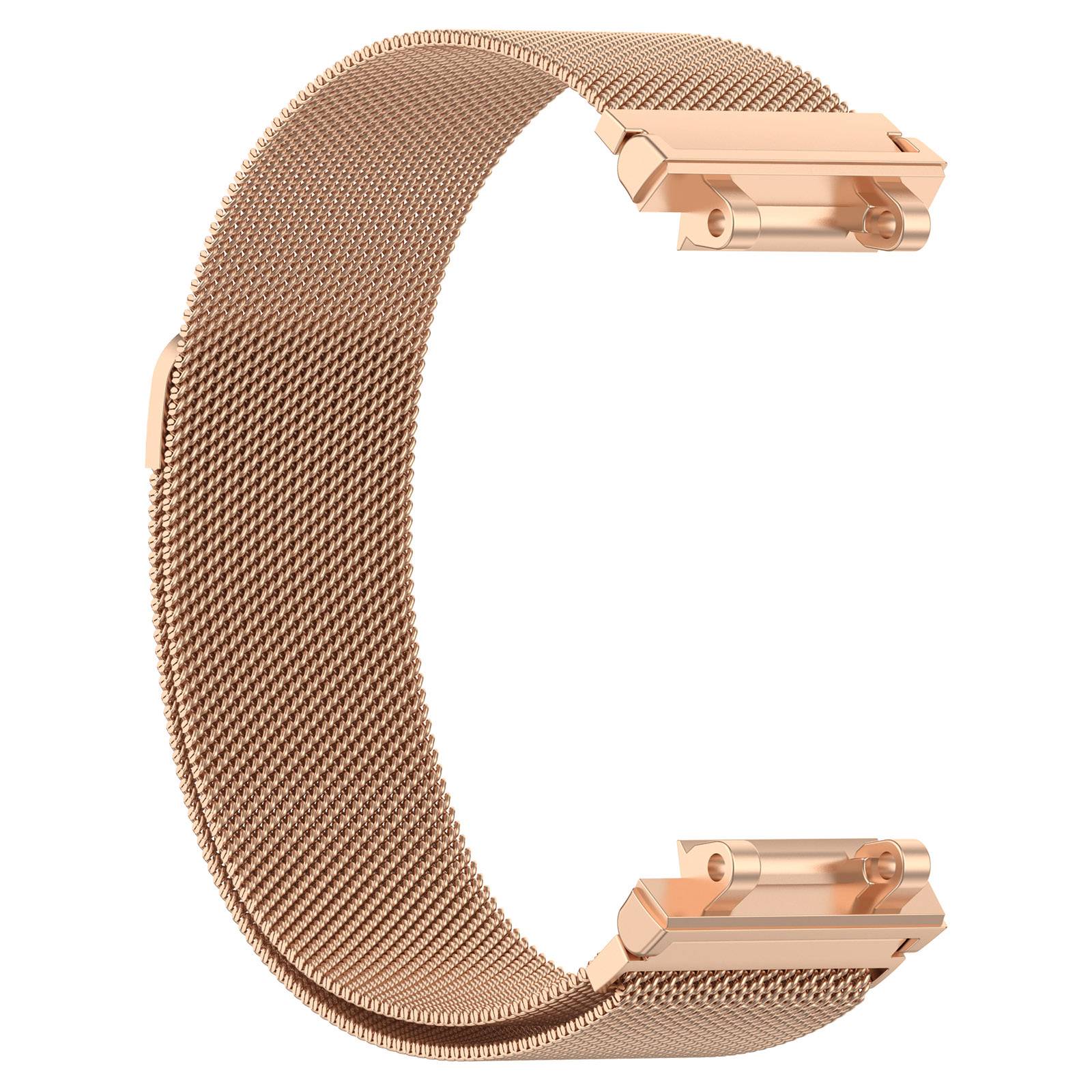 For Huami Amazfit T-Rex 2 Milanese Magnetic Wrist Strap Stainless Steel Mesh Watch Band Strap