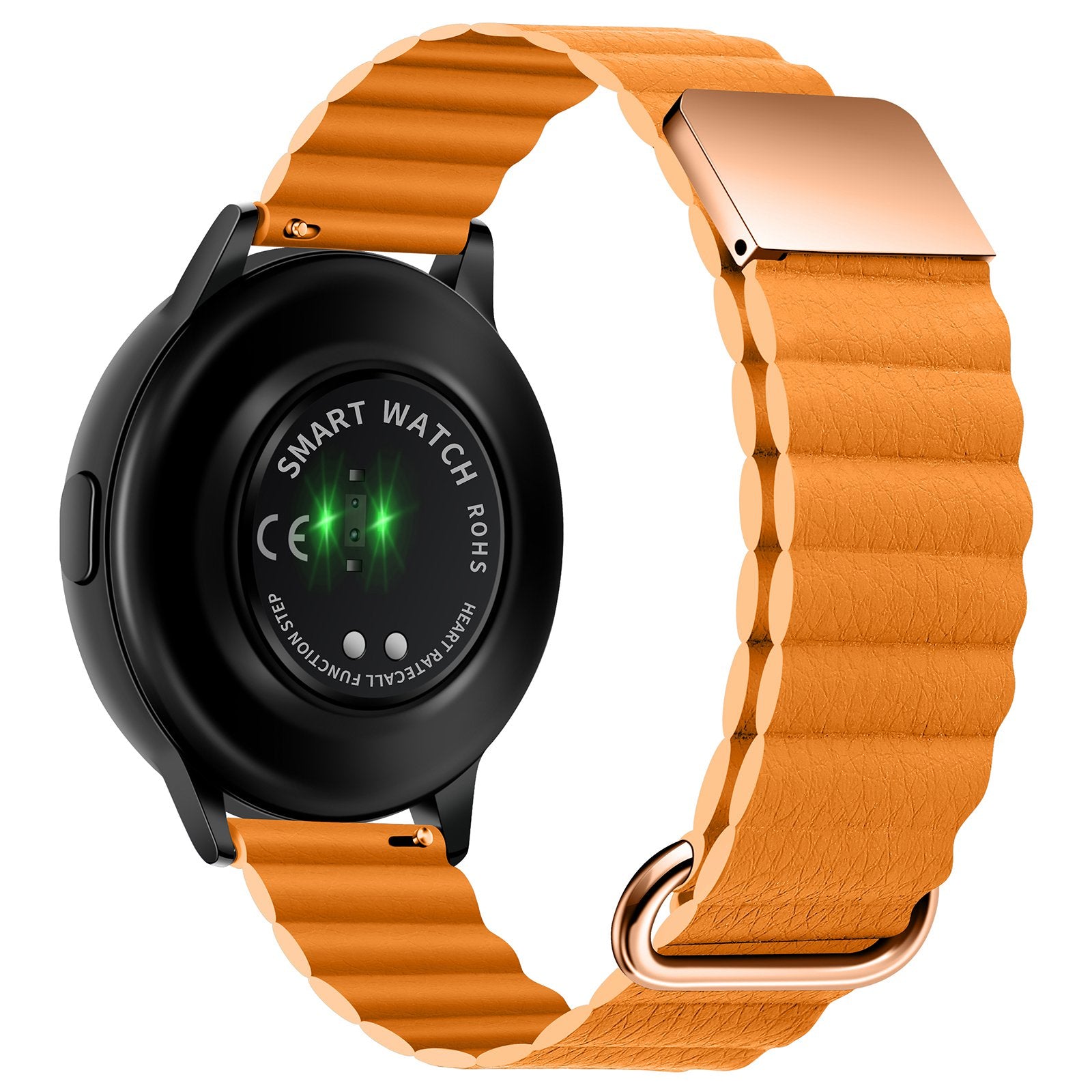 For Samsung Galaxy Watch6 40mm 44mm Watch6 Classic 43mm 47mm Watch 5 40mm 44mm 5 Pro 45mm Watch4 40mm 44mm 20mm Watch Band Genuine Leather Magnetic Strap