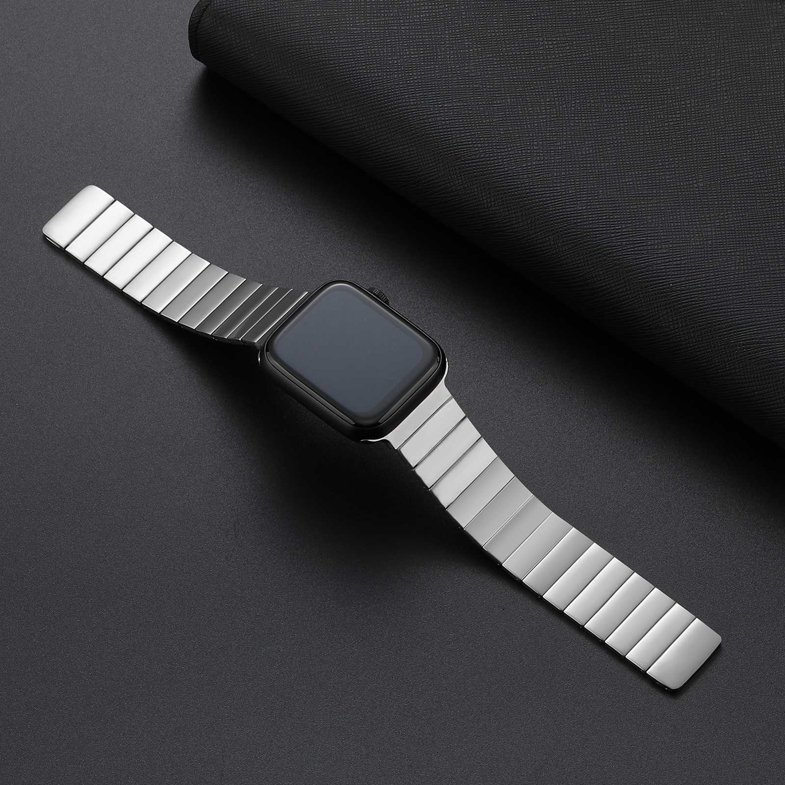 For Apple Watch Series 9 8 7 41mm 6 5 4 SE (2023) SE(2022) SE 40mm 3 2 1 38mm Quick Release Watch Band Magnetic Stainless Steel Replacement Watch Strap