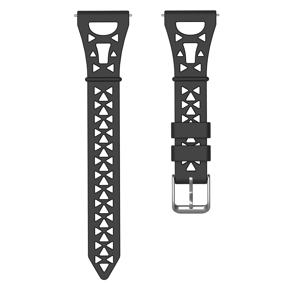 For Samsung Galaxy Watch3 45mm Gear S3 Huawei Watch GT 3 Pro Tower Design Silicone 22mm Wrist Band Watch Strap