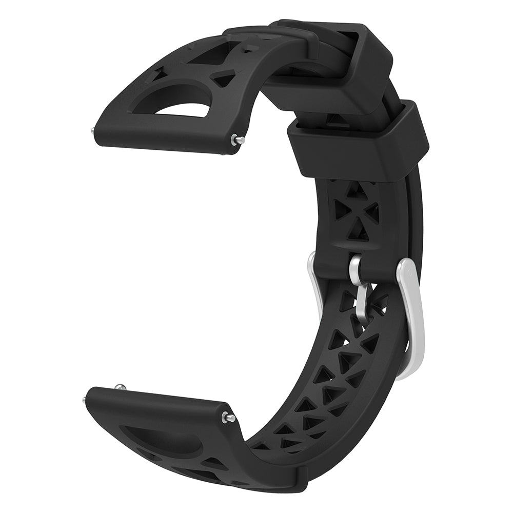 For Samsung Galaxy Watch3 45mm Gear S3 Huawei Watch GT 3 Pro Tower Design Silicone 22mm Wrist Band Watch Strap