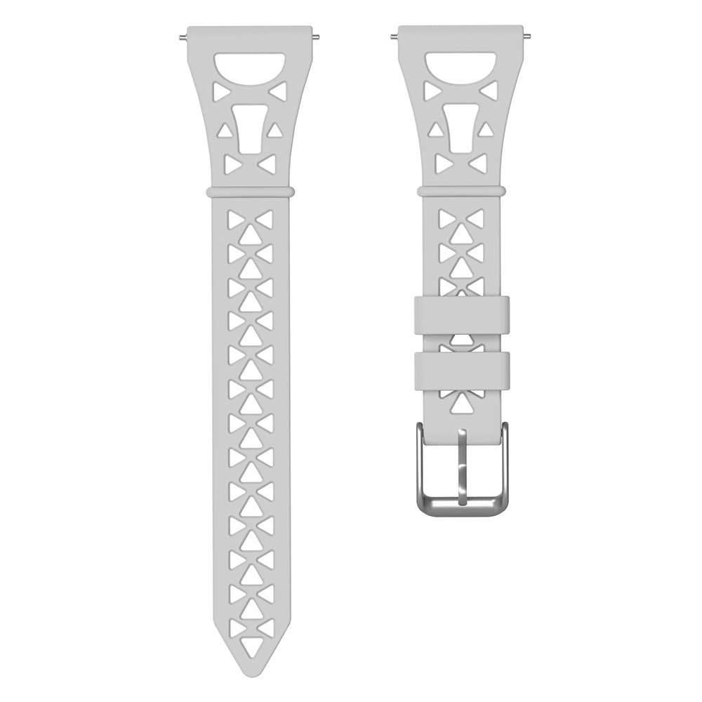 For Samsung Galaxy Watch 5 Pro 45mm Watch4 Classic 42mm 46mm Breathable Silicone 20mm Tower Design Smart Watch Strap Replacement