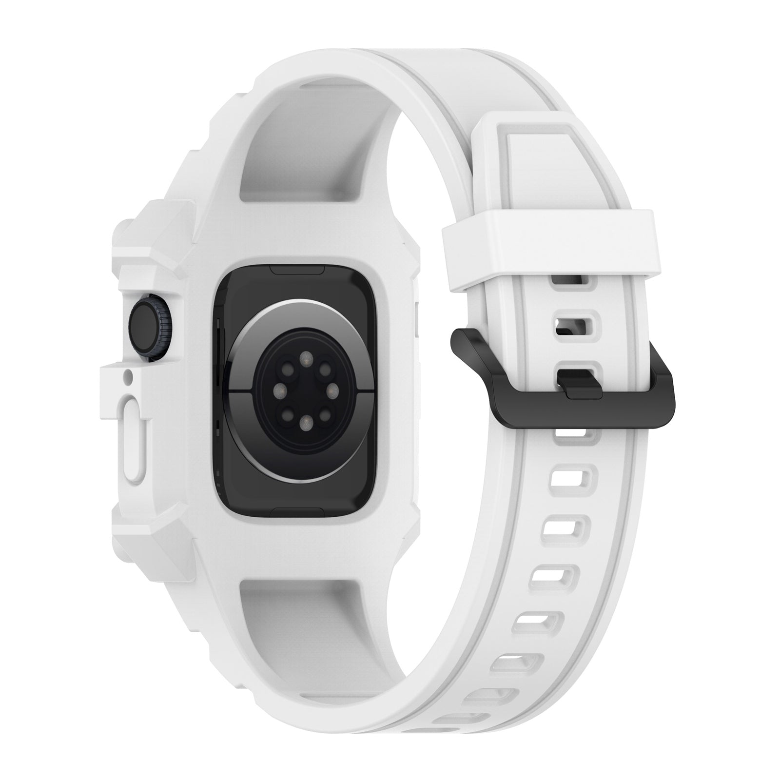 For Apple Watch Series 7 45mm Series 6 5 4 SE 44mm SE (2022) 44mm Series 1 2 3 42mm Silicone Watch Band Anti-Drop Watch Strap Replacement Parts