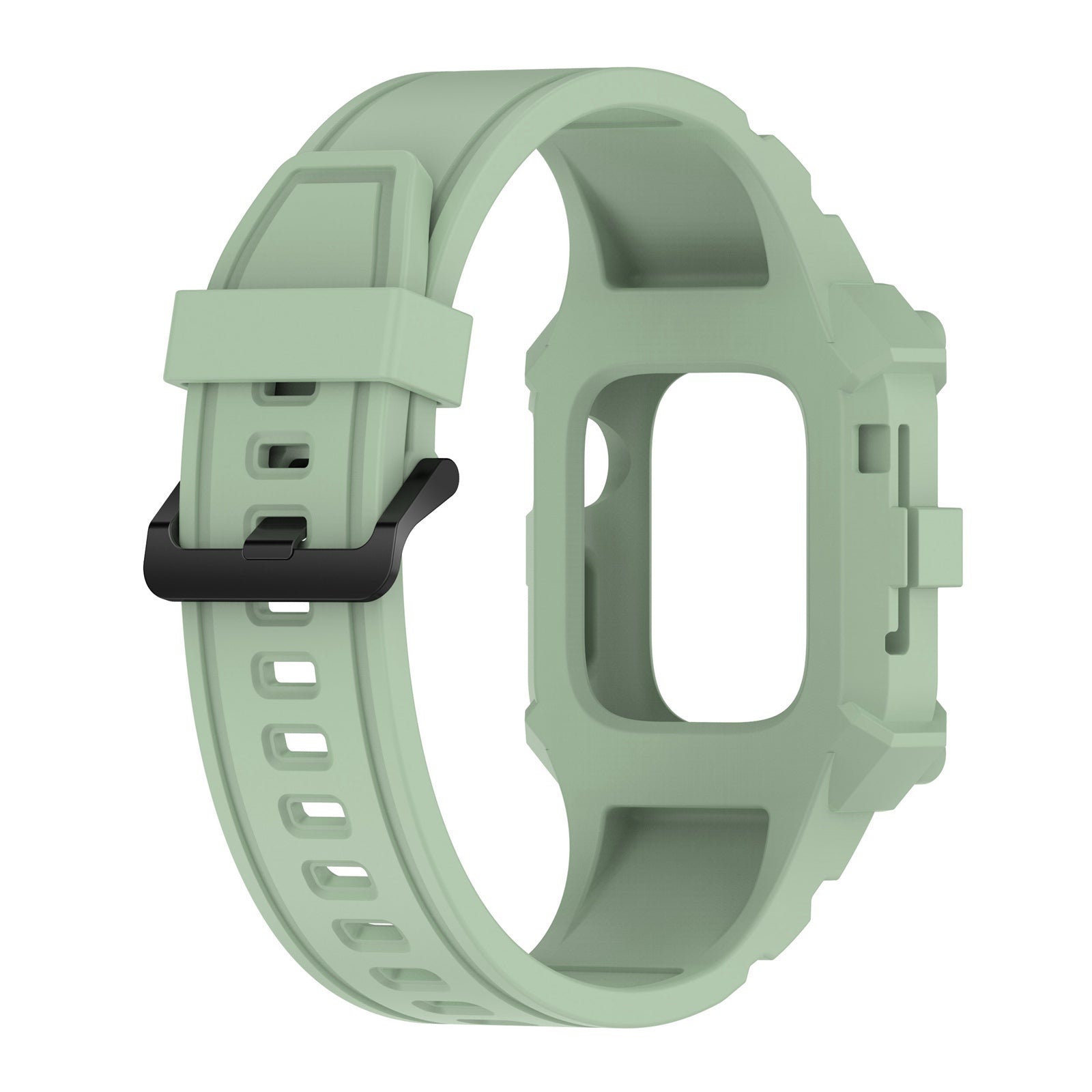 For Apple Watch Series 7 45mm Series 6 5 4 SE 44mm SE (2022) 44mm Series 1 2 3 42mm Silicone Watch Band Anti-Drop Watch Strap Replacement Parts